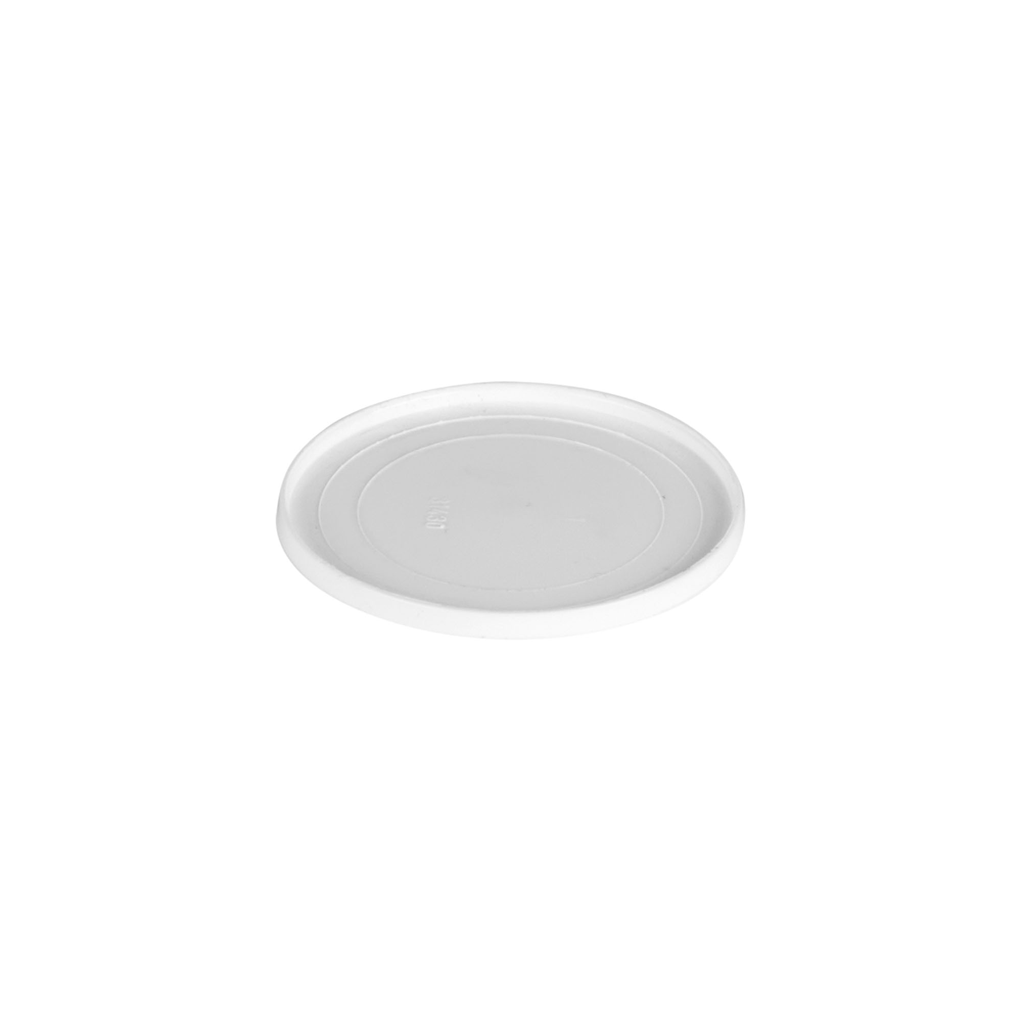 Krycí kotouč pro 30 ml 'Bianca', PP plast, bílý