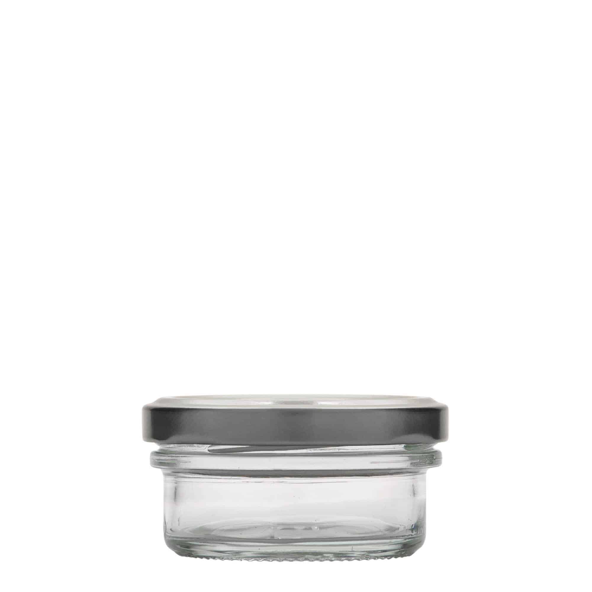 Plochá konzervárenské sklenice 65 ml, uzávěr: Twist Off (TO 66)