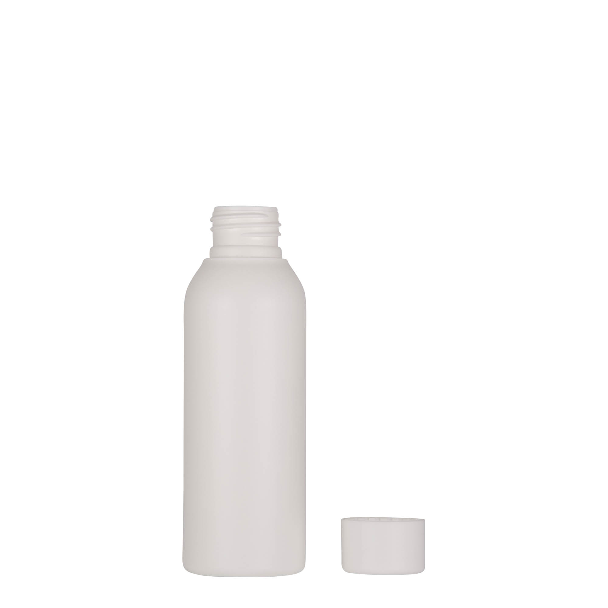 100 ml plastová lahvička 'Tuffy', HDPE, bílá, hrdlo: 24/410 100 ml plastová lahvička 'Tuffy', HDPE, bílá, hrdlo: 24/410