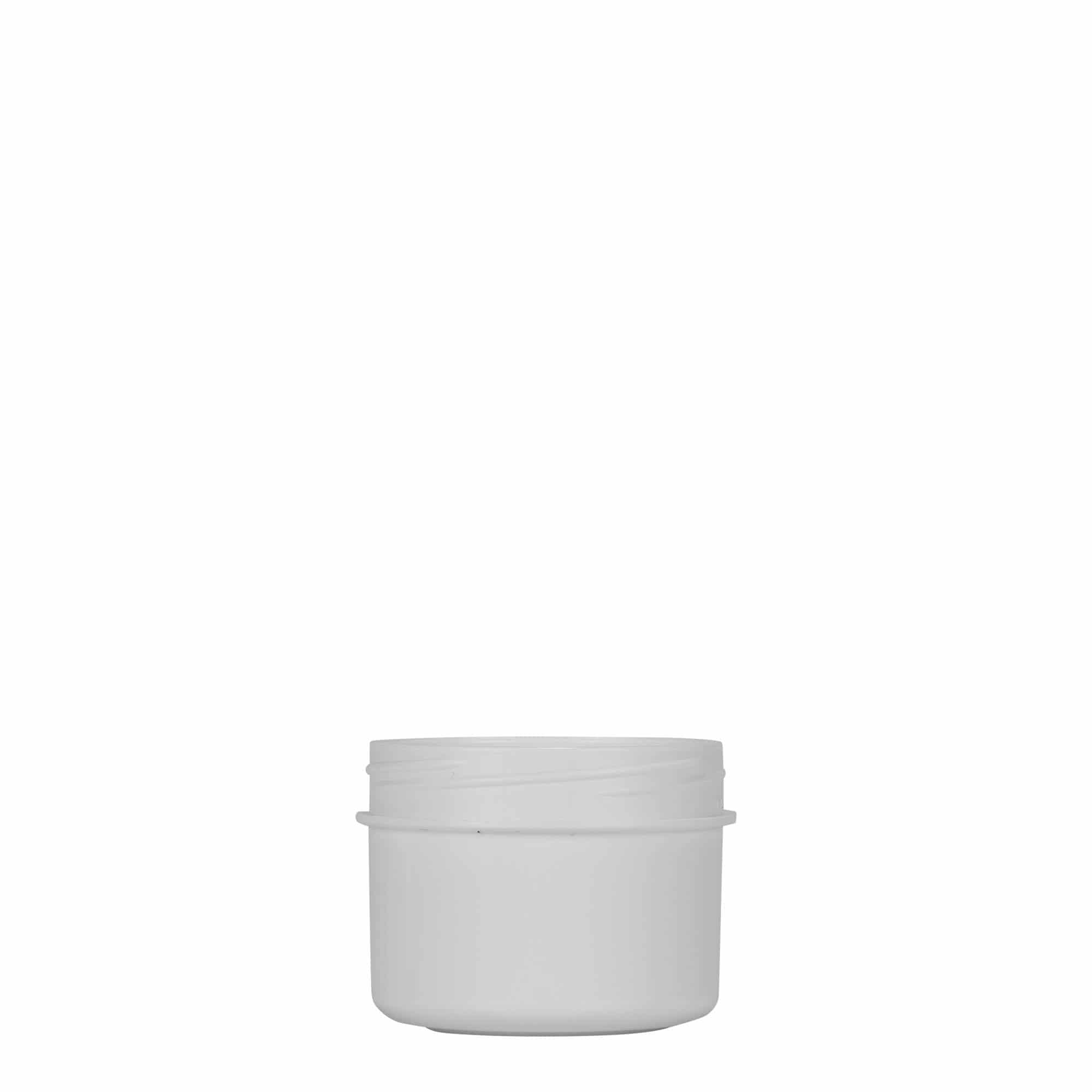 Plastová dóza 35 ml 'White Line', PP, bílá, uzávěr: šroubovací uzávěr Plastová dóza 35 ml 'White Line', PP, bílá, uzávěr: šroubovací uzávěr