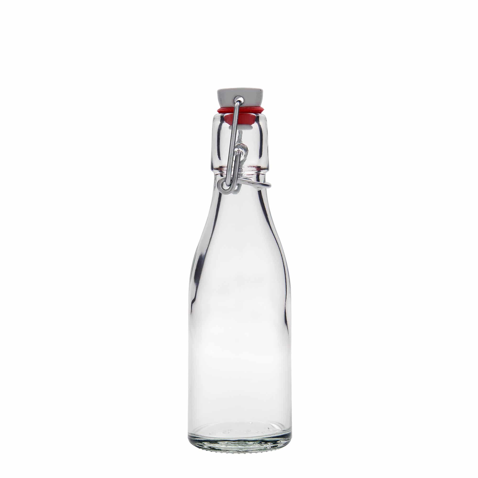 200 ml skleněná láhev 'Paul', hrdlo: spona na uzavření