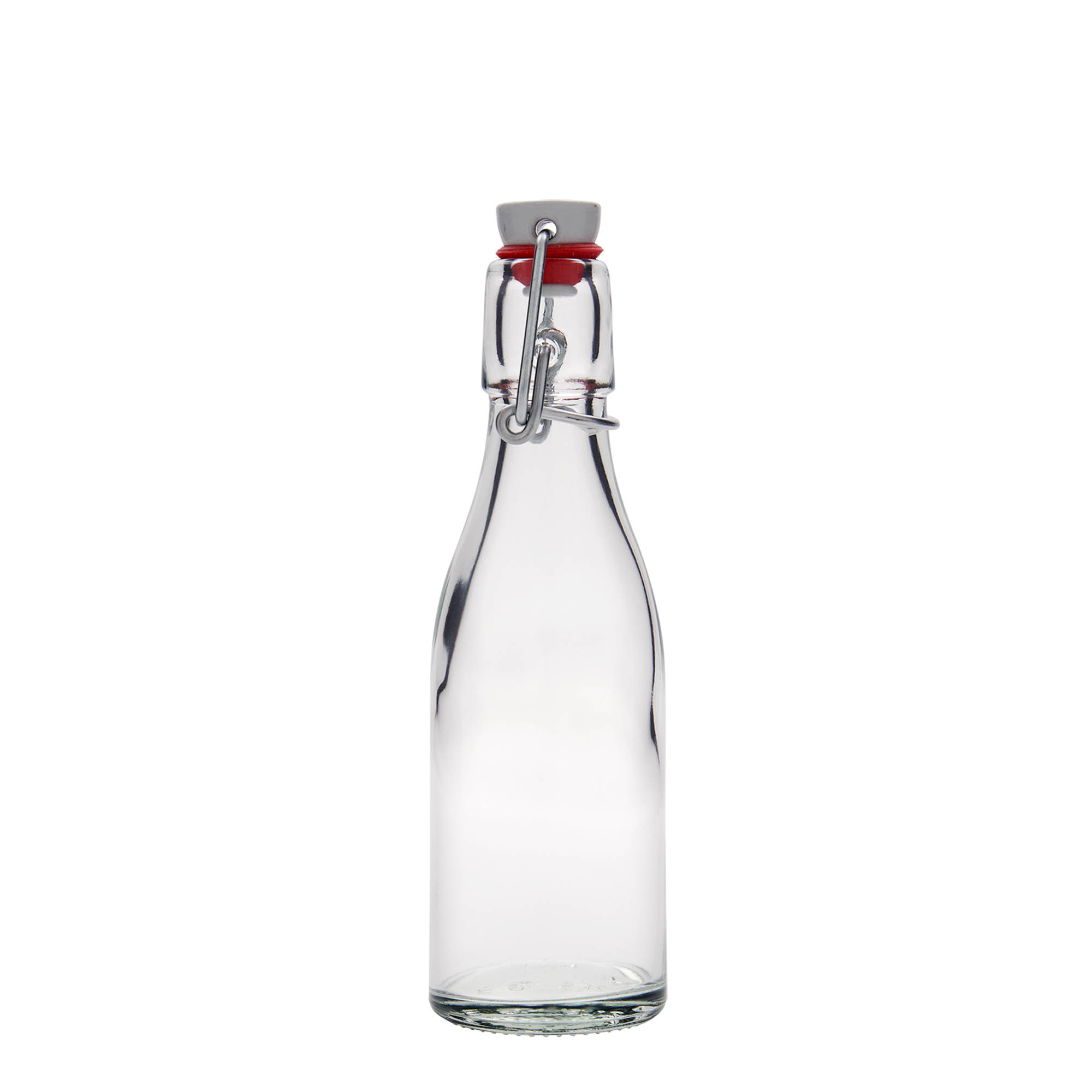 200 ml skleněná láhev „Paul“, hrdlo: spona na uzavření