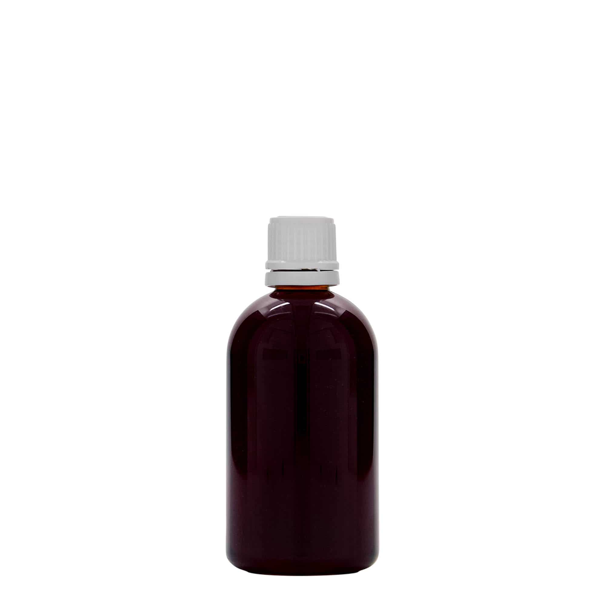 100 ml PET lékárenská lahvička „Easy Living“, plast, hrdlo: DIN 18