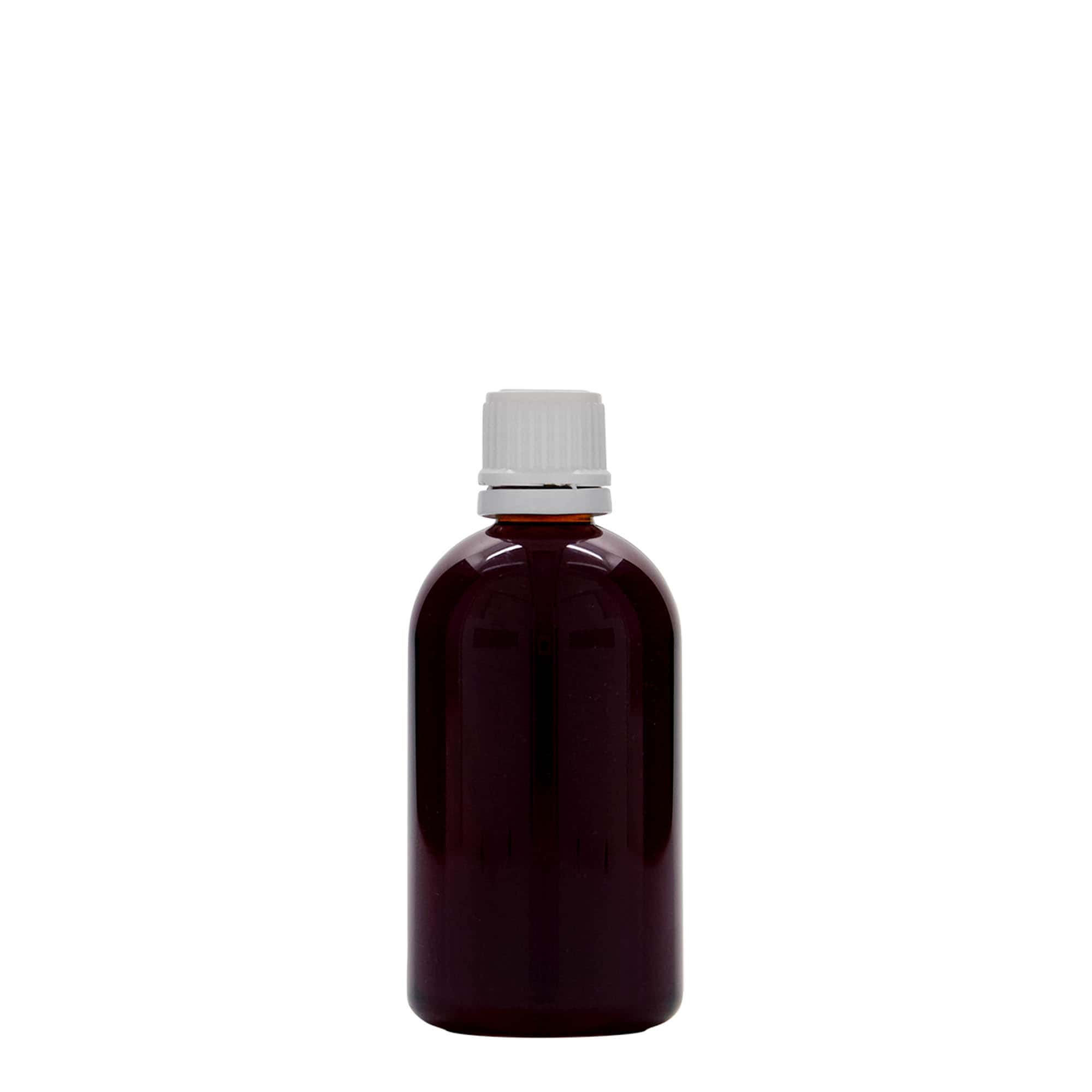 100 ml PET lékárenská lahvička „Easy Living“, plast, hrdlo: DIN 18