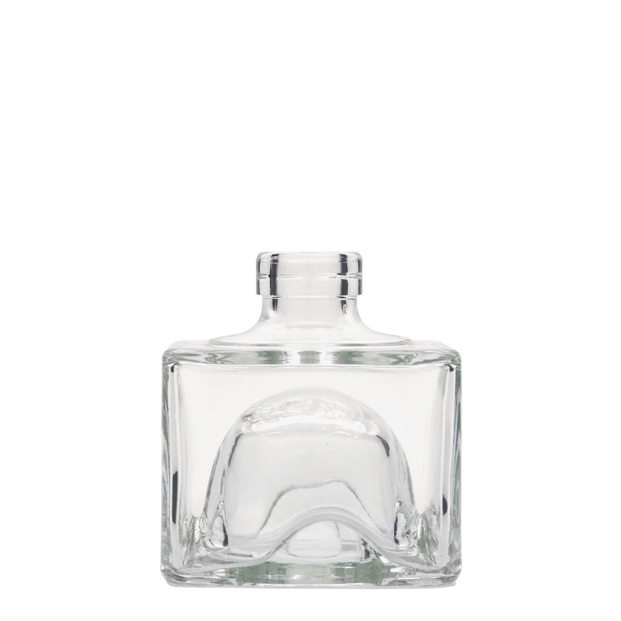 200 ml skleněná láhev 'Cocolores', čtvercová, hrdlo: korek