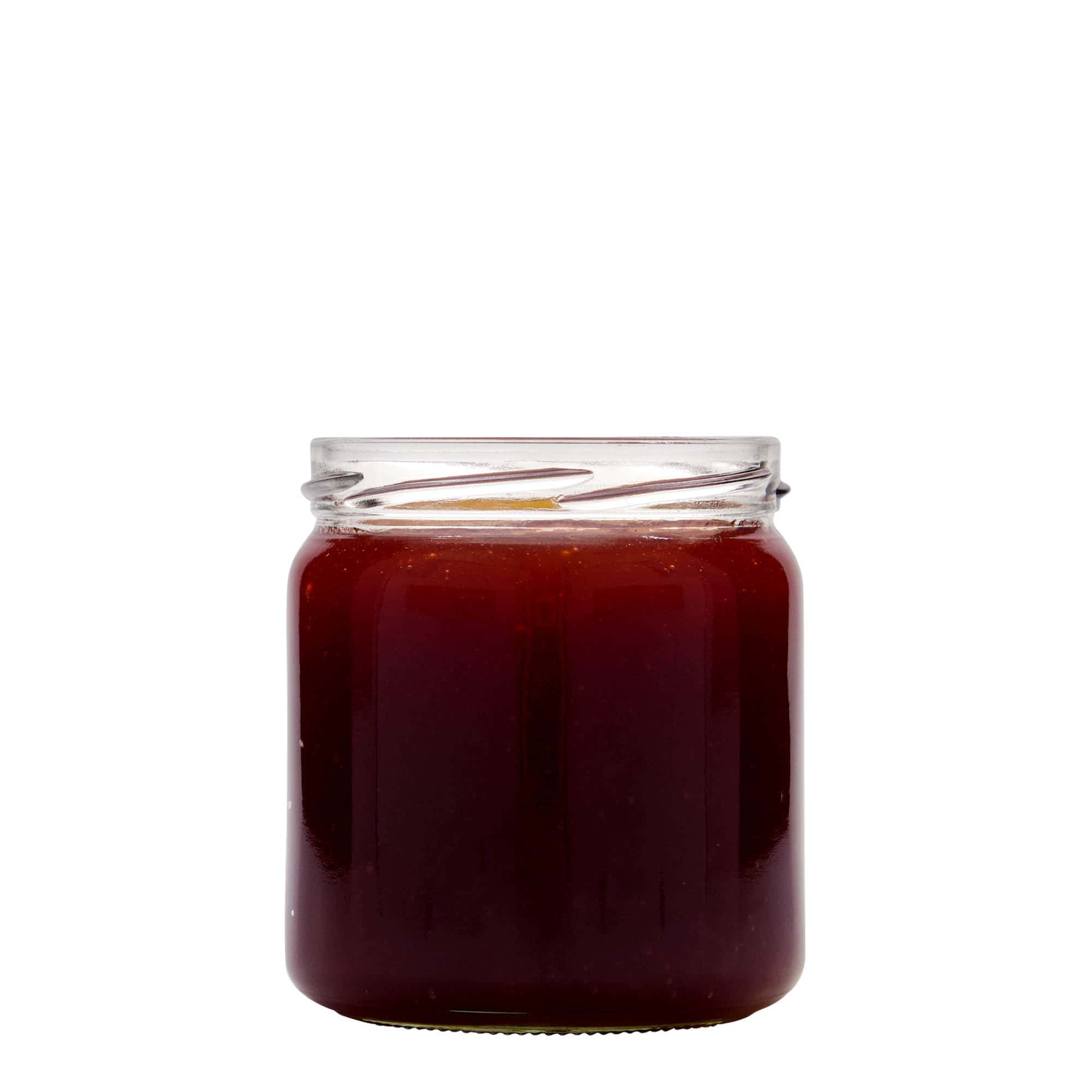 Kulatá sklenice 408 ml , uzávěr: Twist Off (TO 82)
