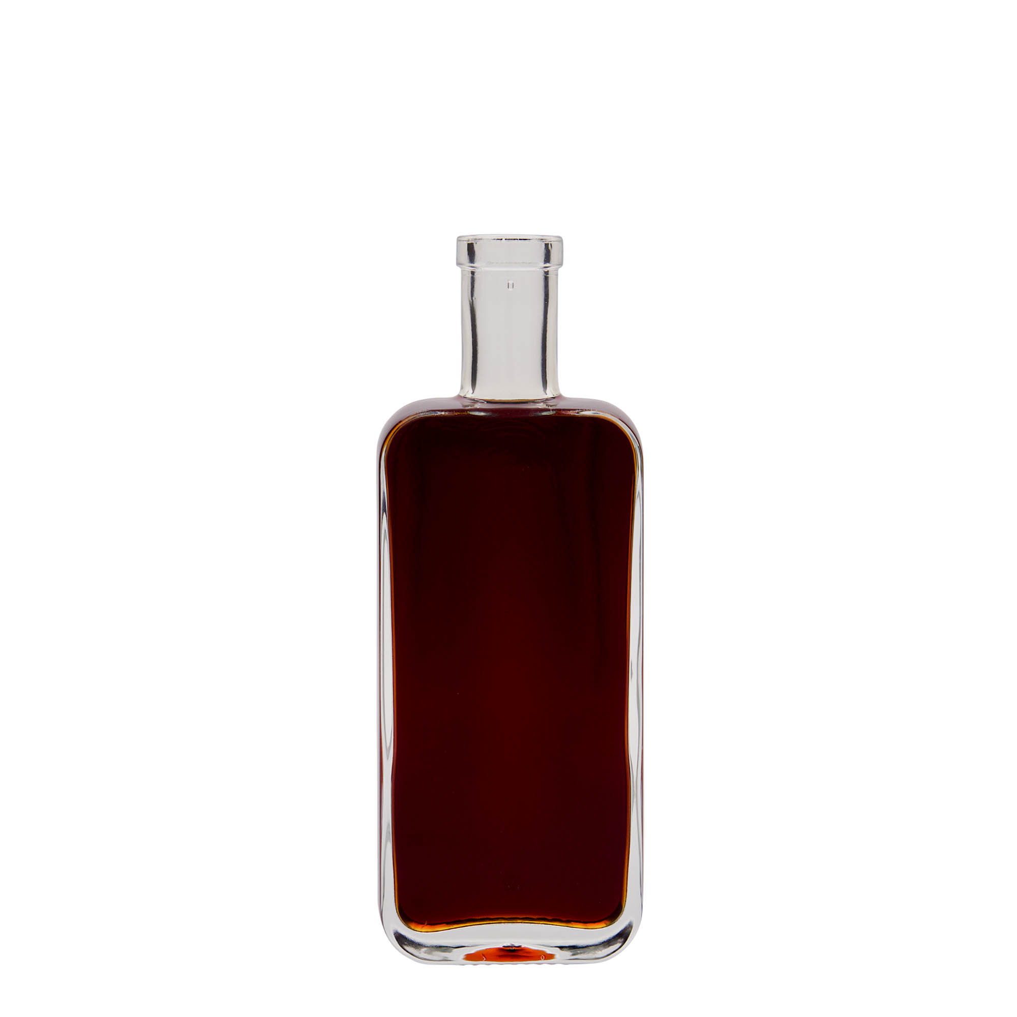 200 ml skleněná láhev 'Nice', obdélníková, hrdlo: korek