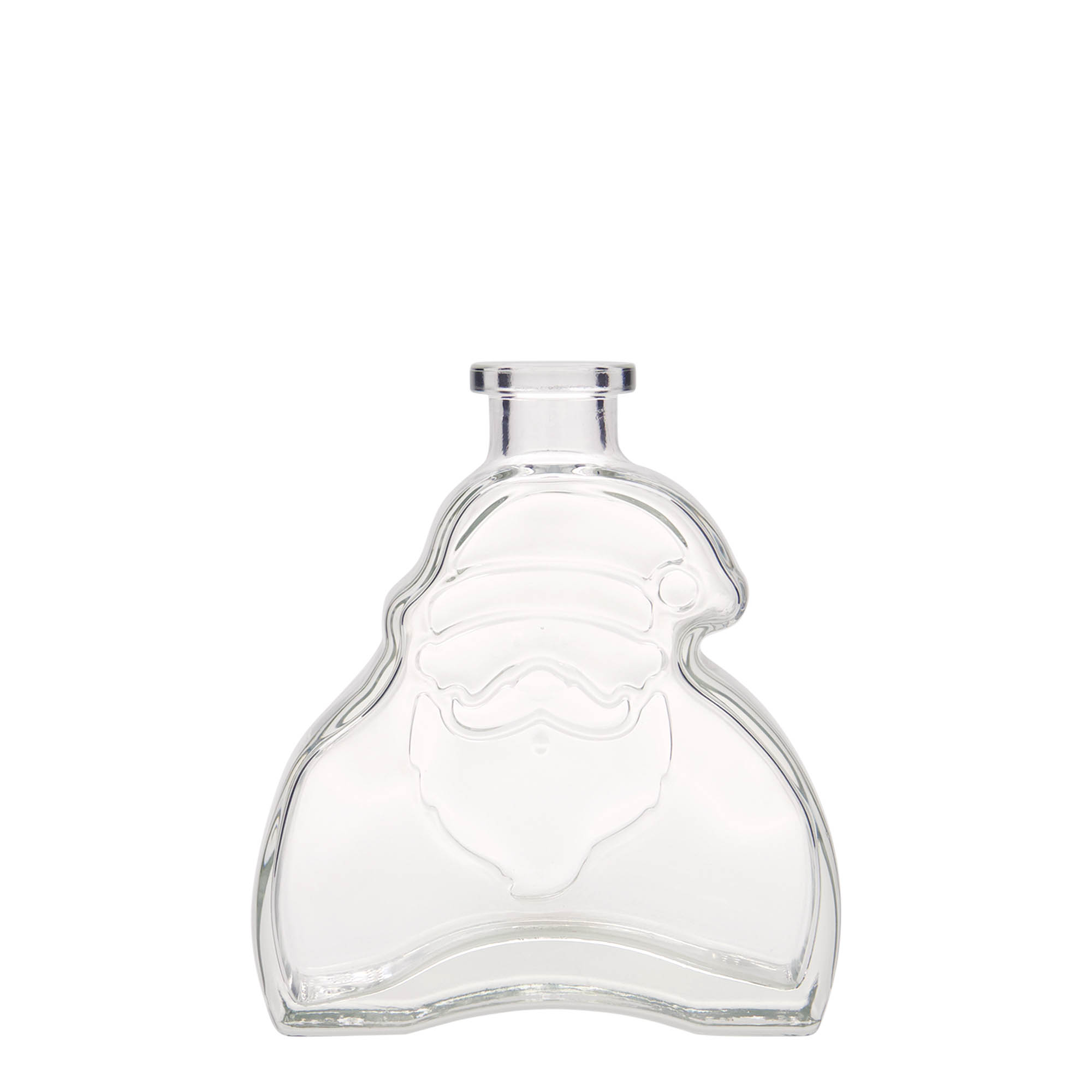 200 ml skleněná lahvička 'Santa Claus', hrdlo: korek 200 ml skleněná lahvička 'Santa Claus', hrdlo: korek