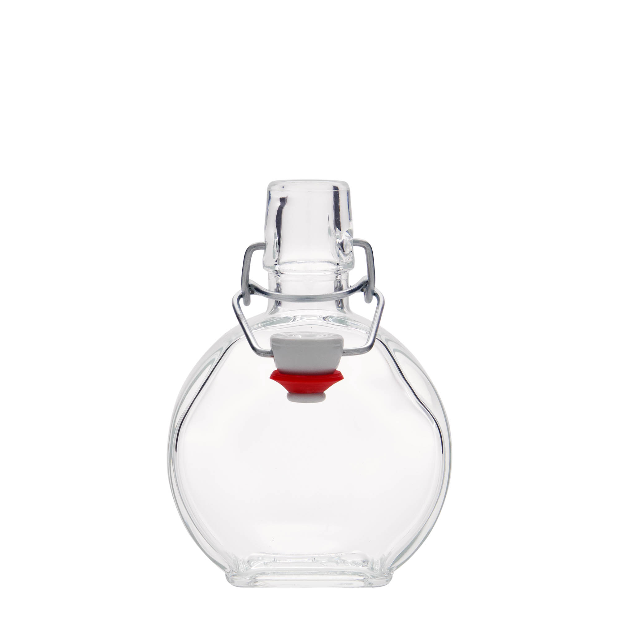 200 ml skleněná láhev 'Sensatione', obdélníková, hrdlo: uzávěr s pákou