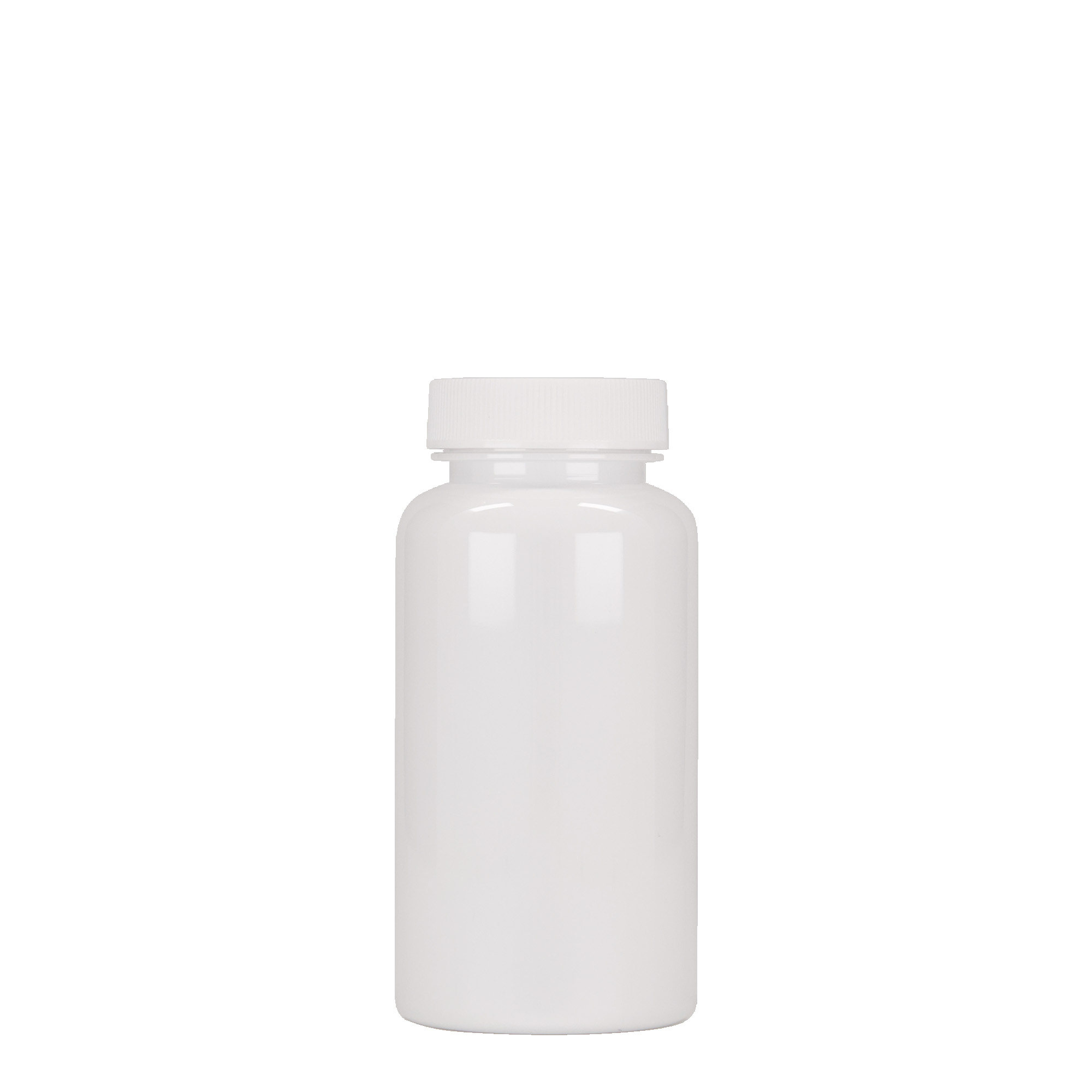 150 ml PET láhev, plast, bílá, hrdlo: 38/400