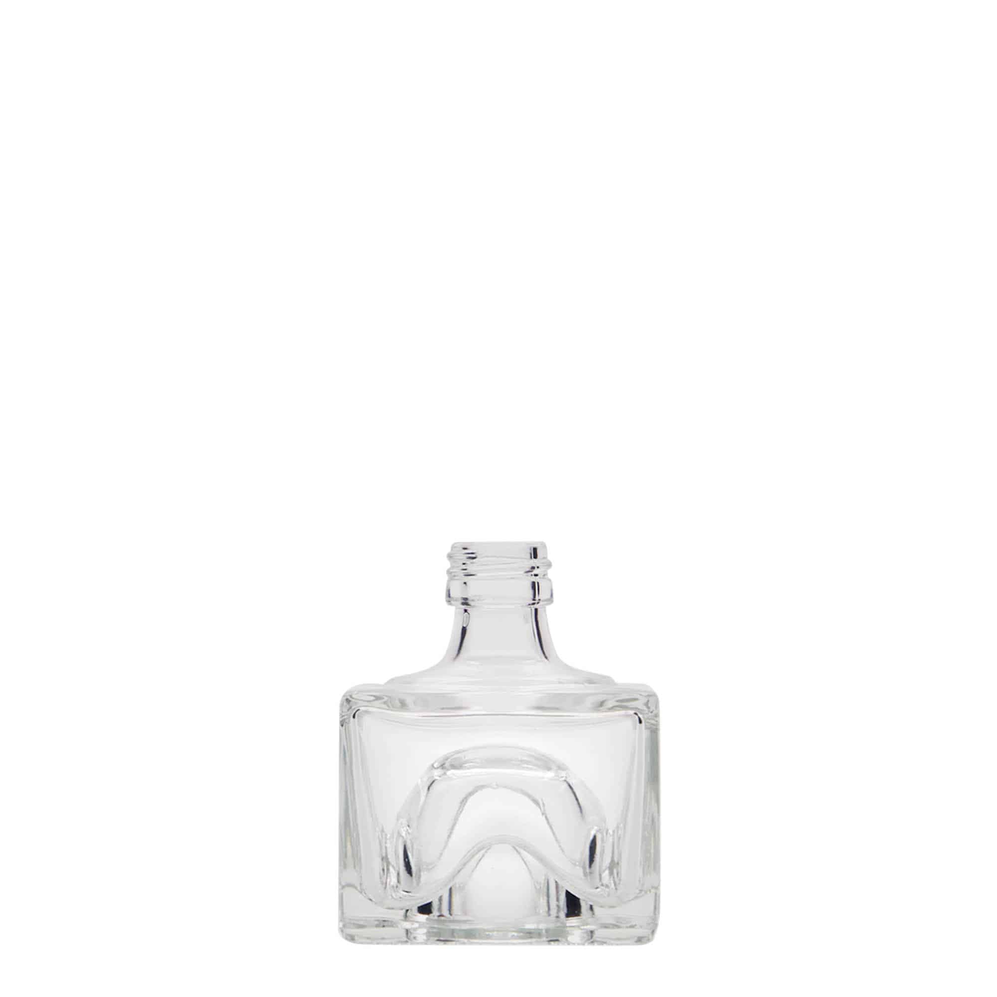 40 ml skleněná lahvička „Cocolores“, čtvercová, hrdlo: PP 18