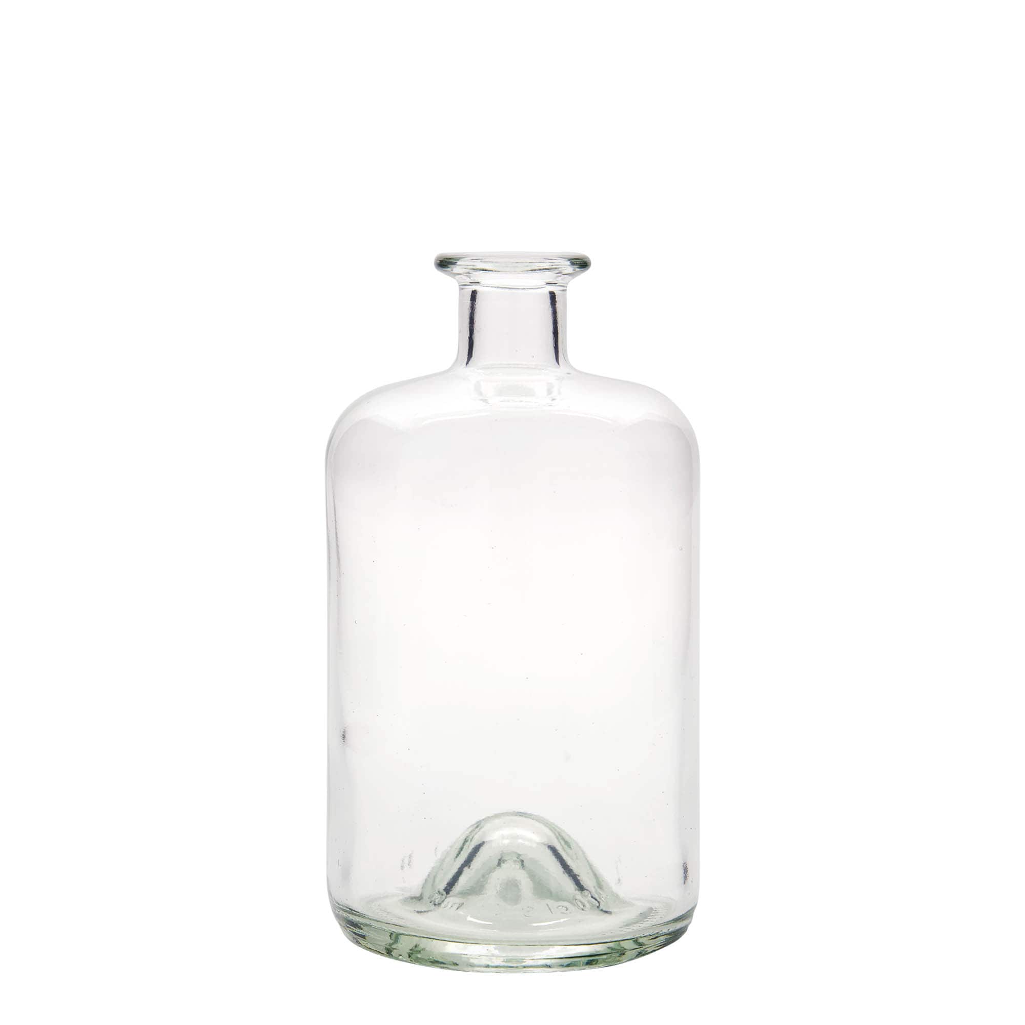 700 ml skleněná láhev lékárníka, hrdlo: korek