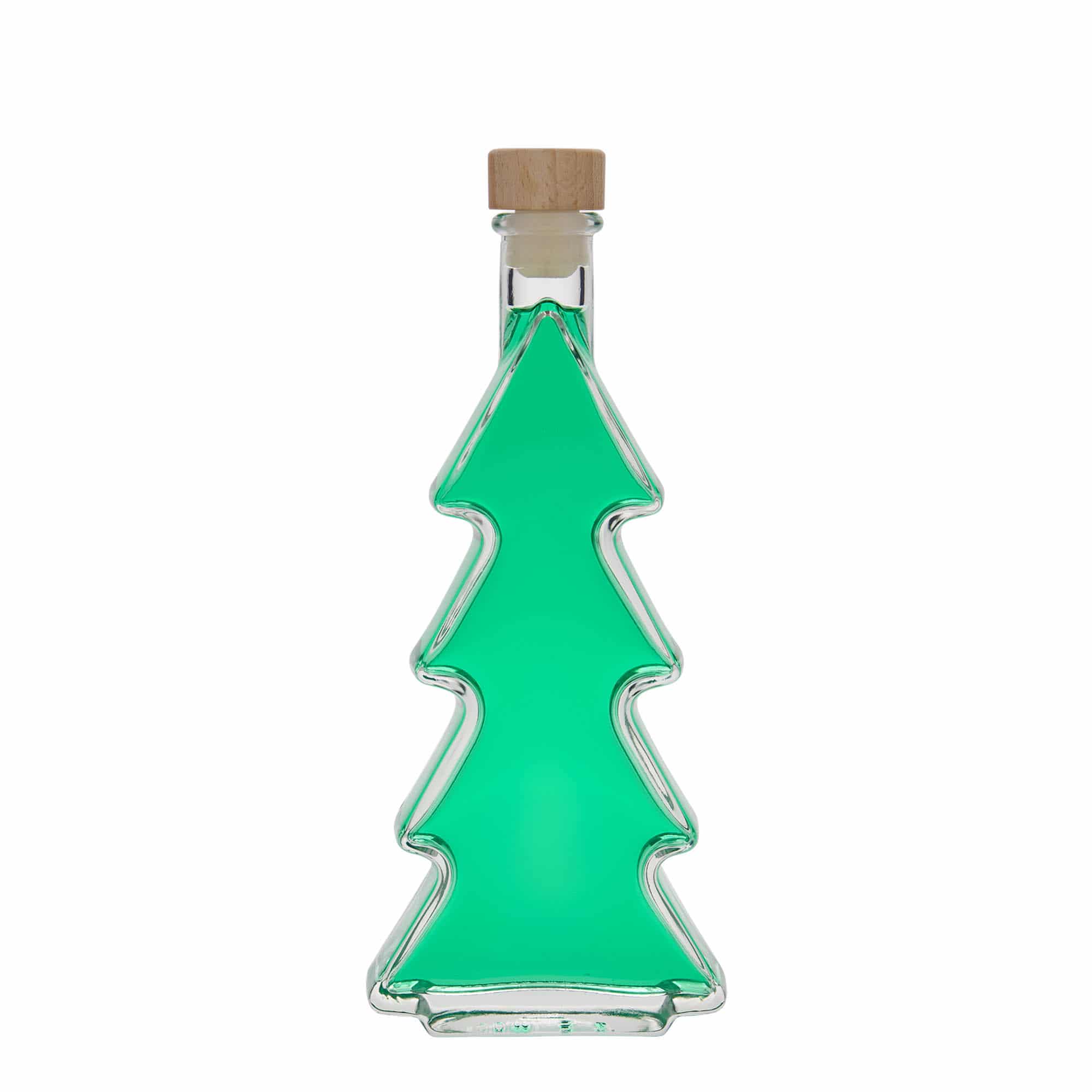 200 ml skleněná láhev „Tannenbaum“, hrdlo: korek