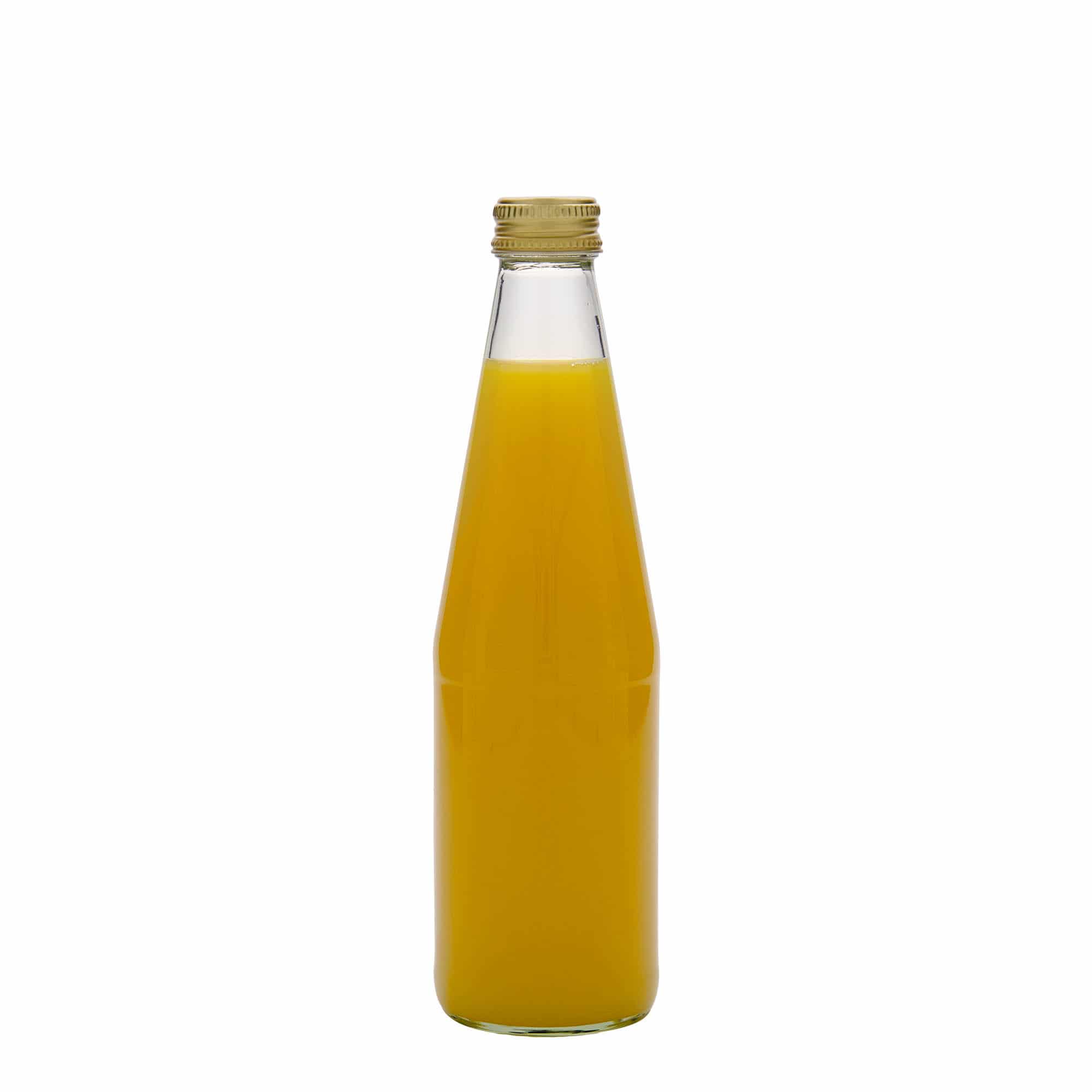 Univerzální lahev ve tvaru mrkve 330 ml, sklo, ústí: PP 28