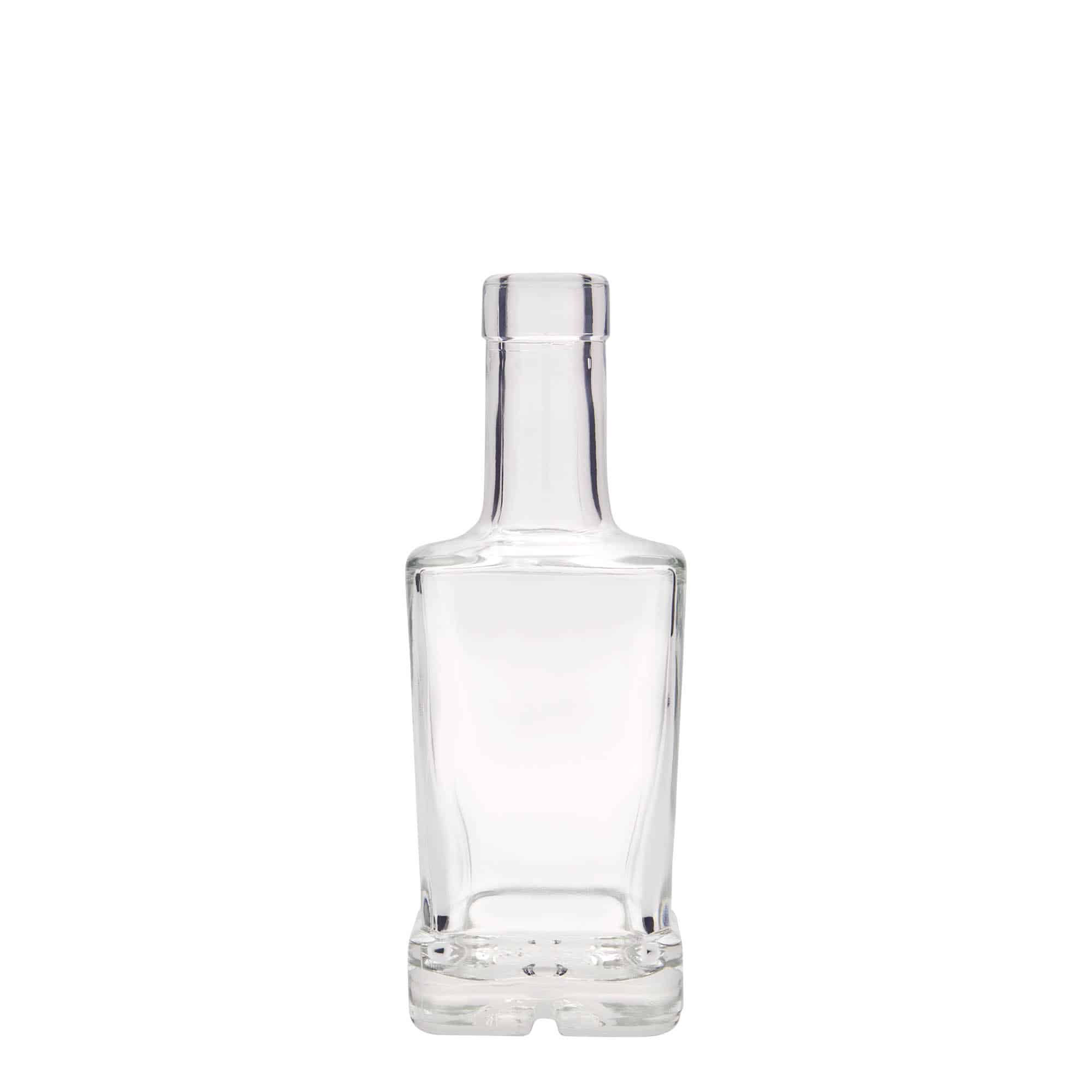 Skleněná lahev 250 ml 'Rene', čtvercová, uzávěr: korek Skleněná lahev 250 ml 'Rene', čtvercová, uzávěr: korek