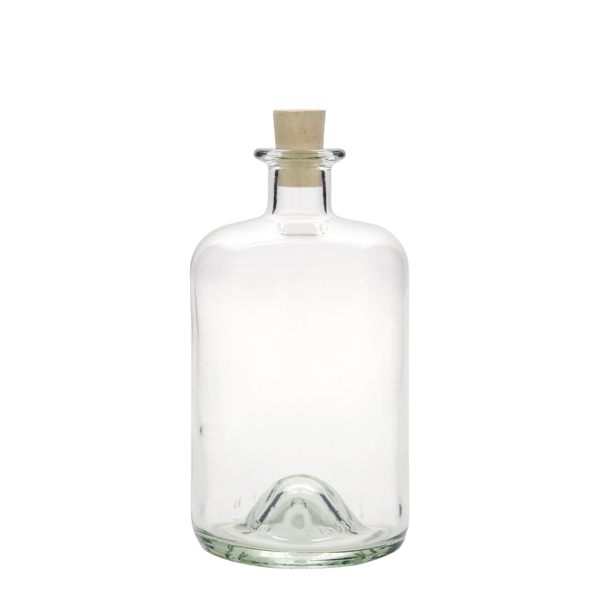700 ml skleněná láhev lékárníka, hrdlo: korek