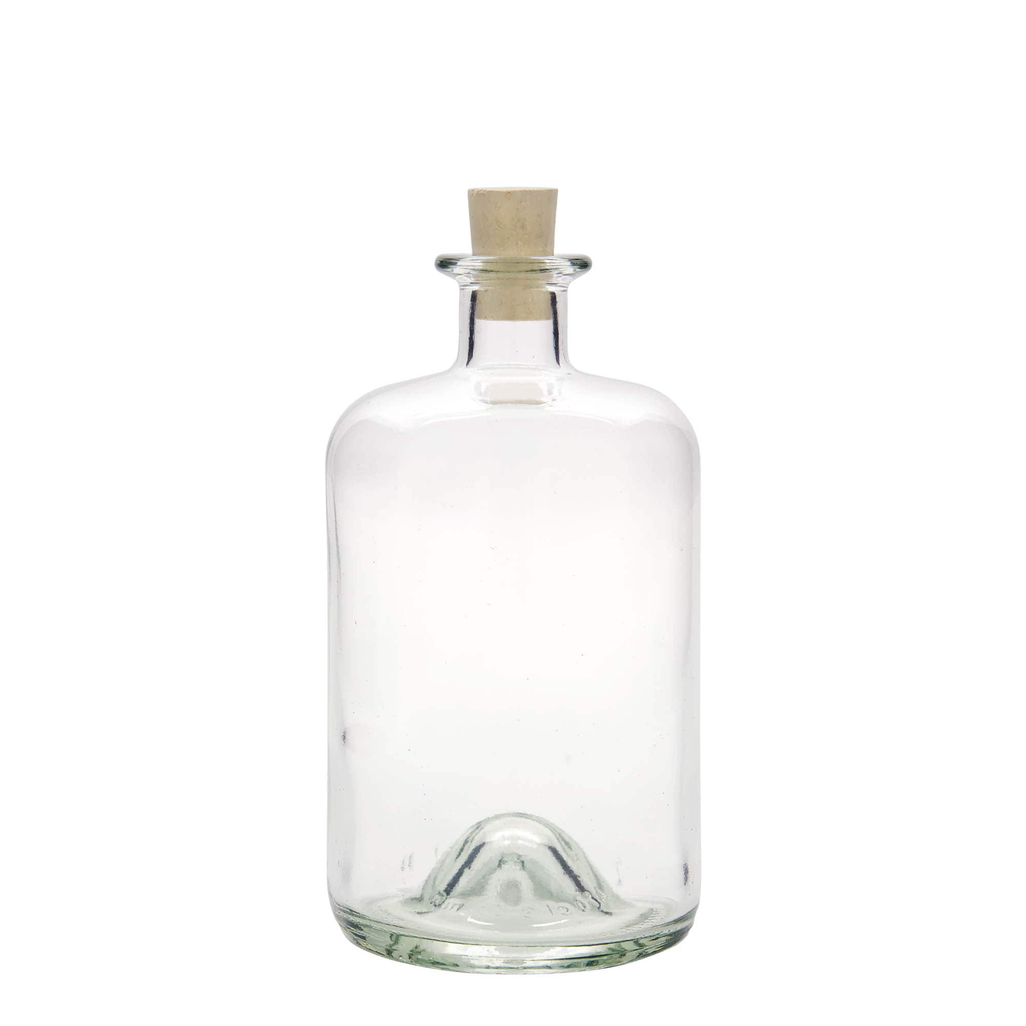 700 ml skleněná láhev lékárníka, hrdlo: korek