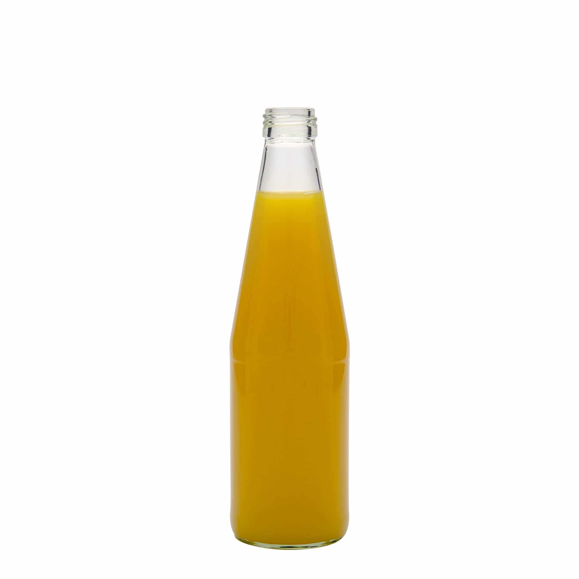 Univerzální lahev ve tvaru mrkve 330 ml, sklo, ústí: PP 28
