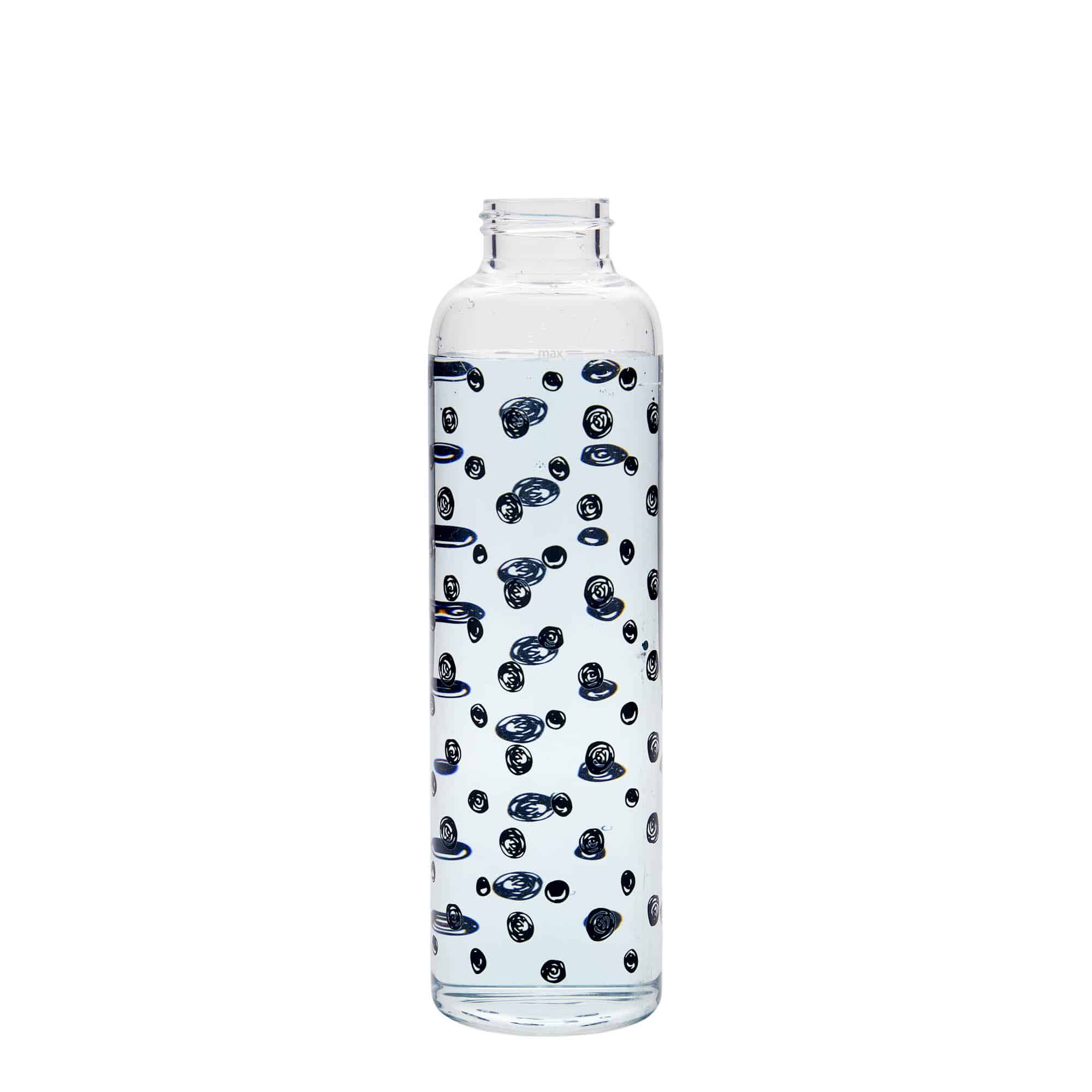 Lahev na pití 500 ml 'Perseus', motiv: černé puntíky, uzávěr: šroubovací uzávěr