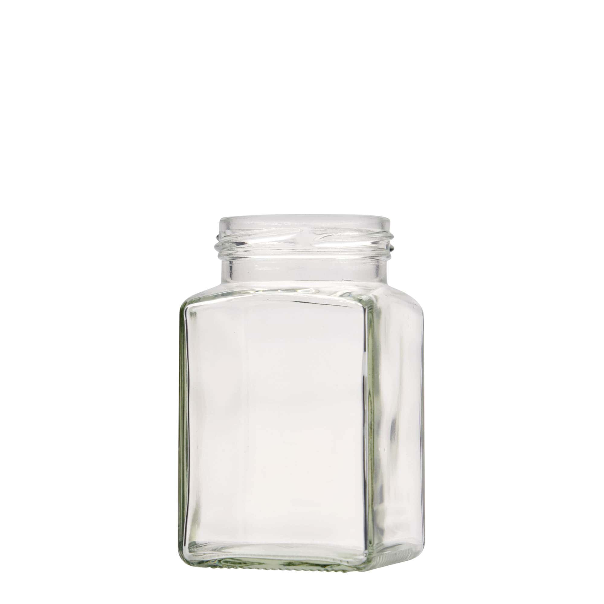 260 ml čtvercová sklenice, hrdlo: Twist-Off (TO 58)