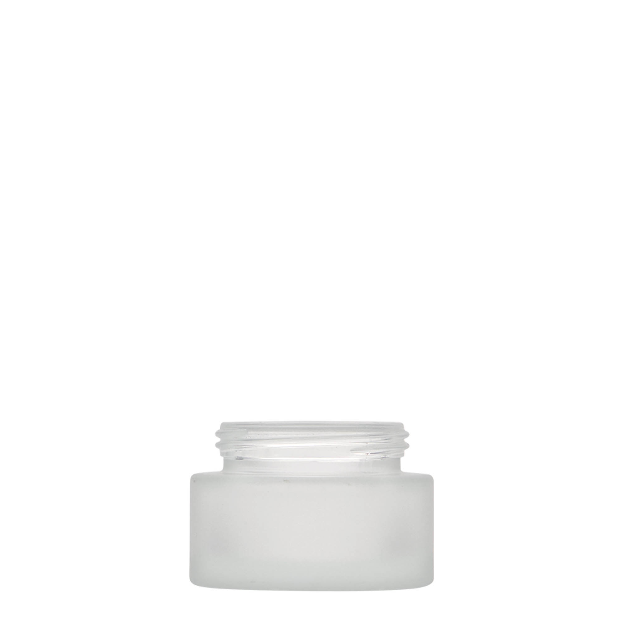 30 ml kelímek „Platin Edition“, sklo, matné, hrdlo: šroubovací uzávěr
