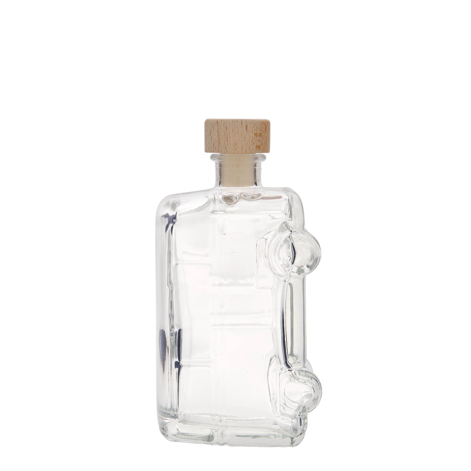 200 ml skleněná láhev 'Bulli', hrdlo: korek