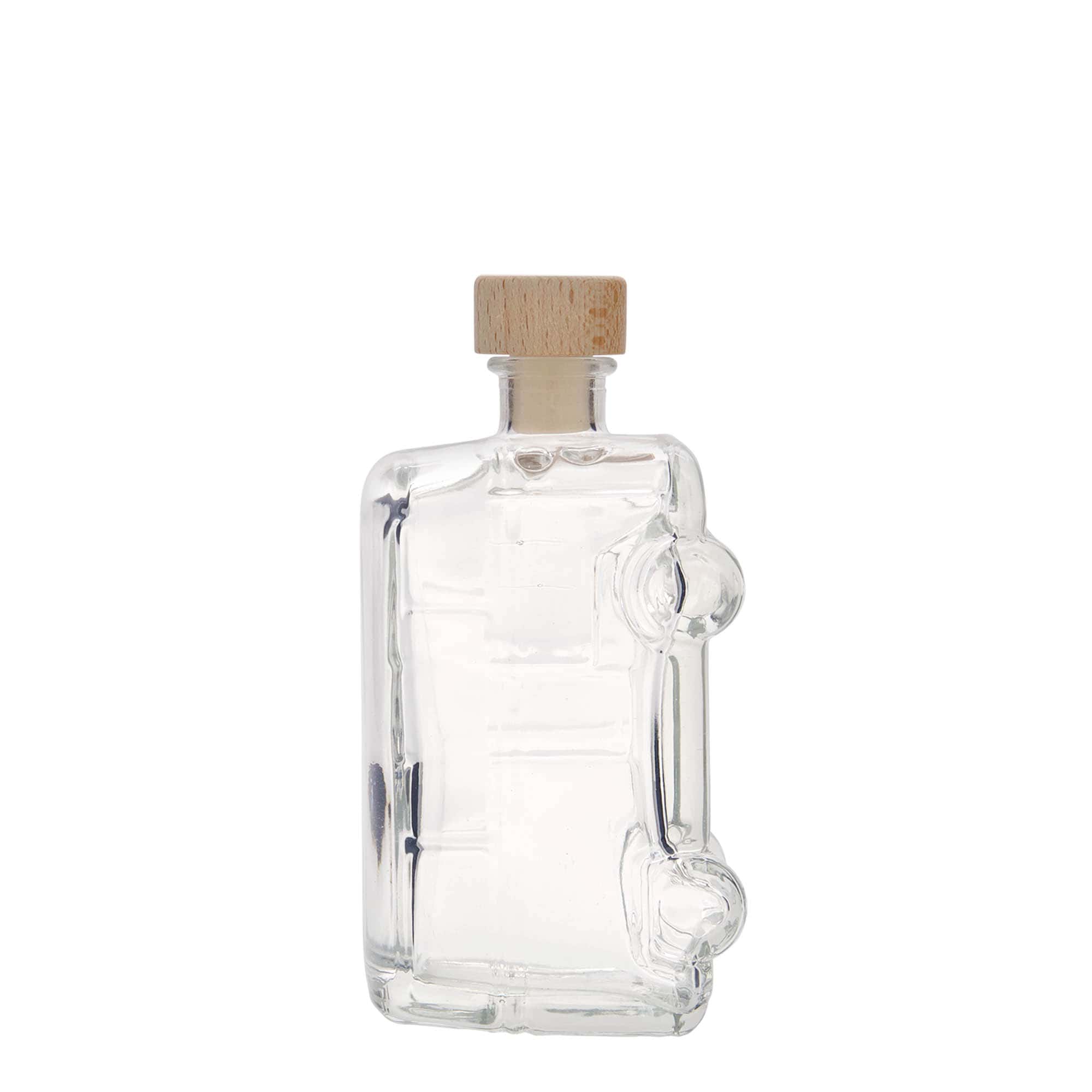 200 ml skleněná láhev 'Bulli', hrdlo: korek