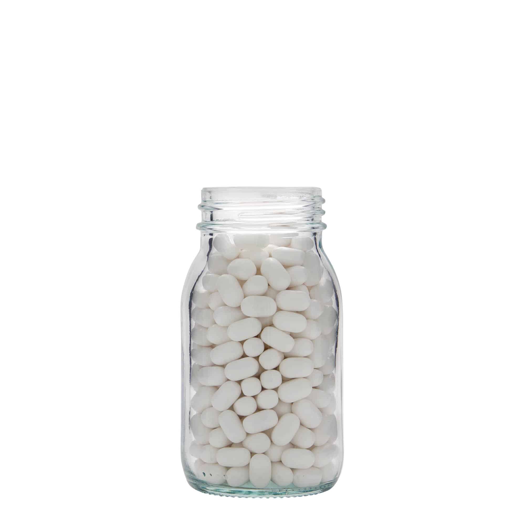 150 ml širokohrdlá sklenice, hrdlo: DIN 45