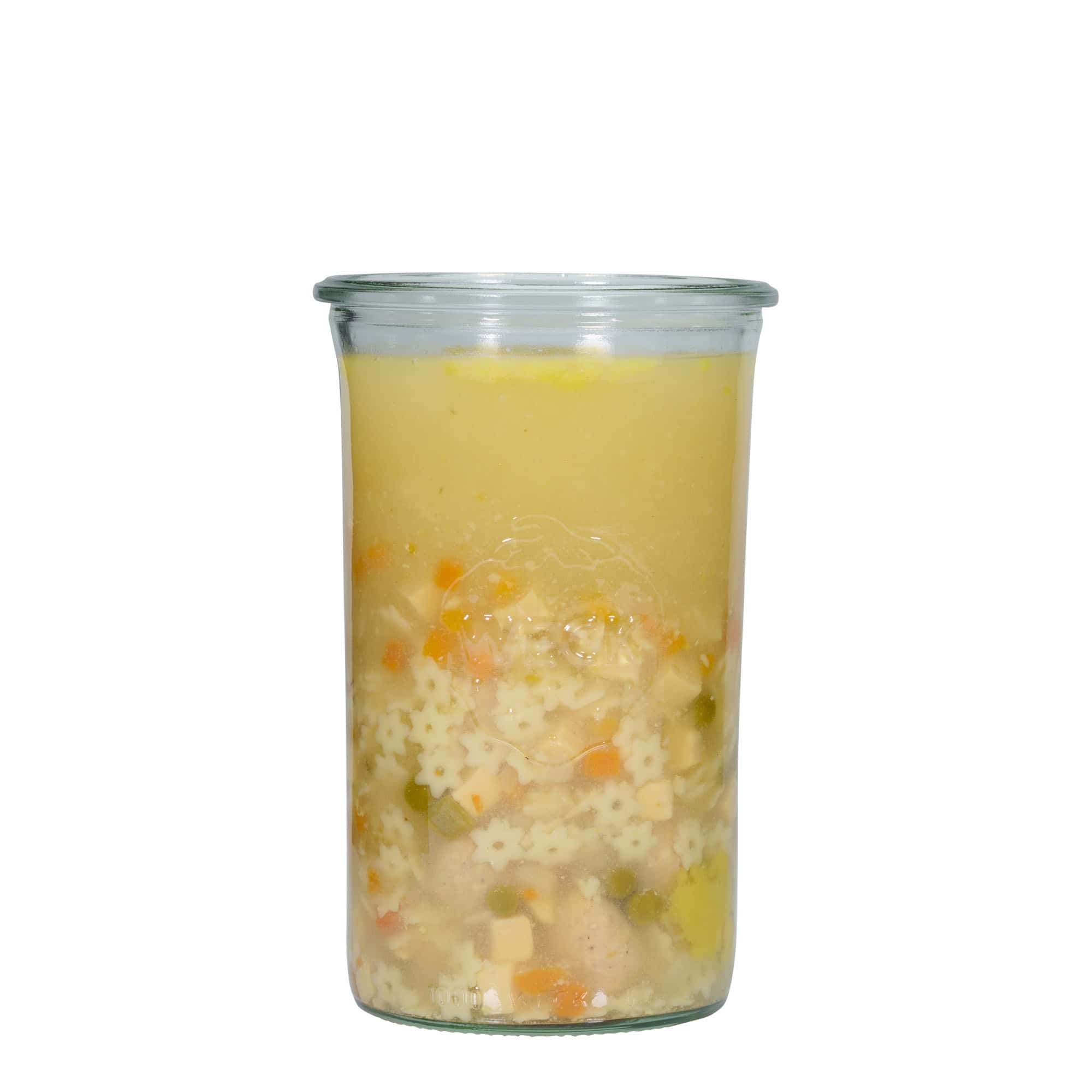 Konzervárenské sklenice WECK 1000 ml, uzávěr: kulatý okraj