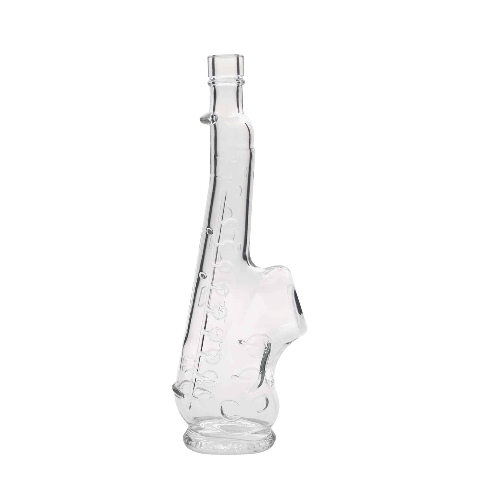 500 ml skleněná lahev 'Saxofon', hrdlo: korek