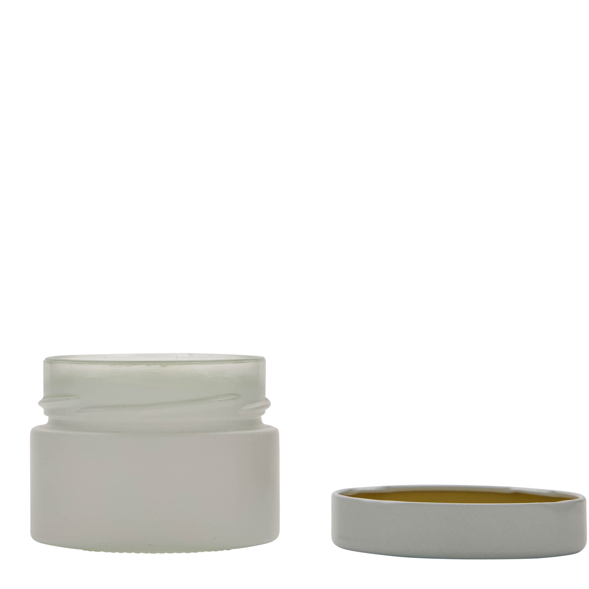 130 ml kulaté sklo 'Aurora', bílé, hrdlo: Deep-Twist-Off (DTO 66) 130 ml kulaté sklo 'Aurora', bílé, hrdlo: Deep-Twist-Off (DTO 66)