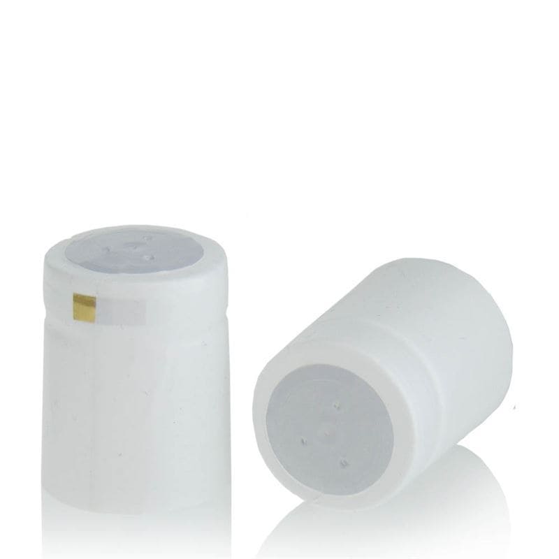 Smršťovací kapsle 32x41, plast PVC, bílá