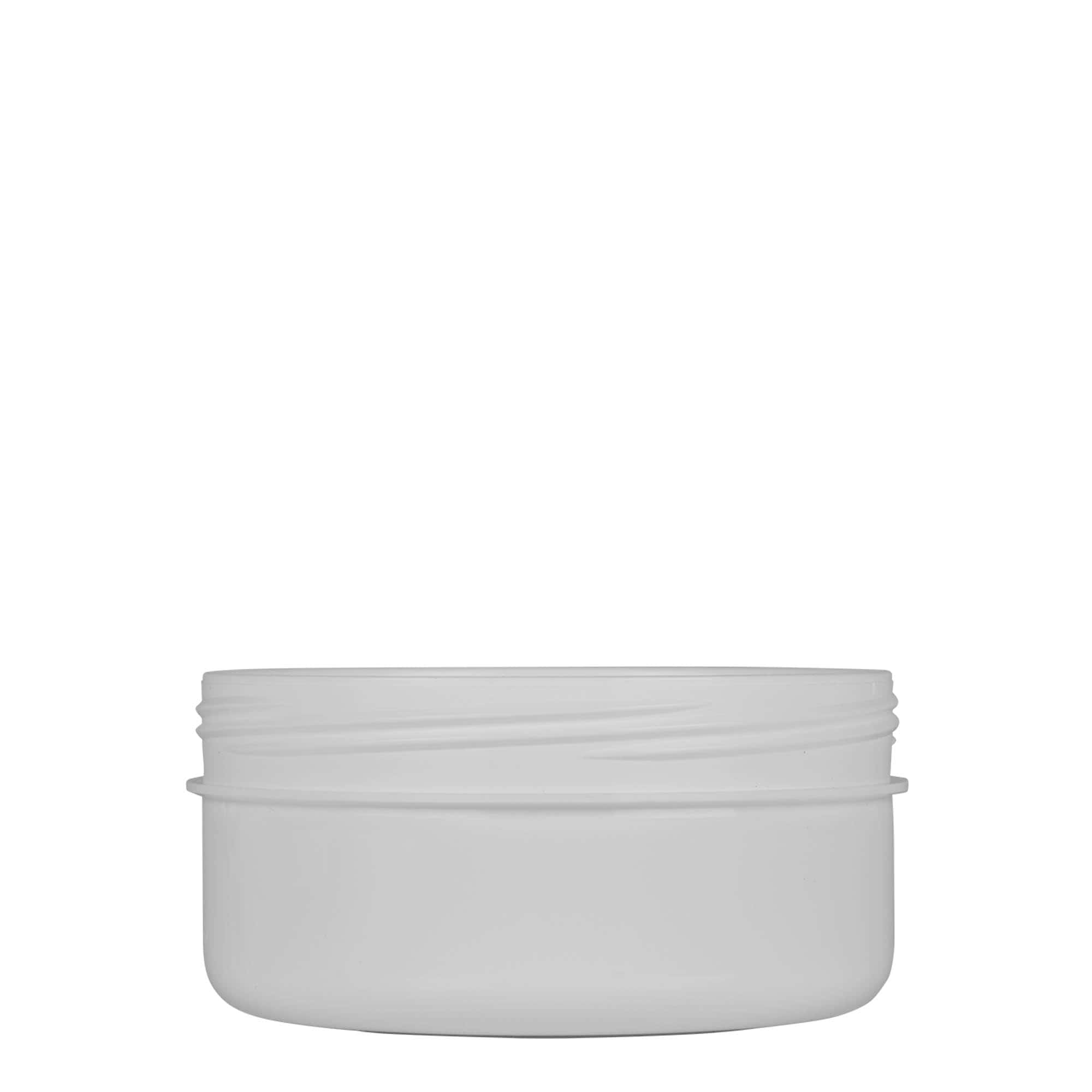 250 ml plastová dóza 'White Line', PP, bílá, hrdlo: šroubovací uzávěr 250 ml plastová dóza 'White Line', PP, bílá, hrdlo: šroubovací uzávěr