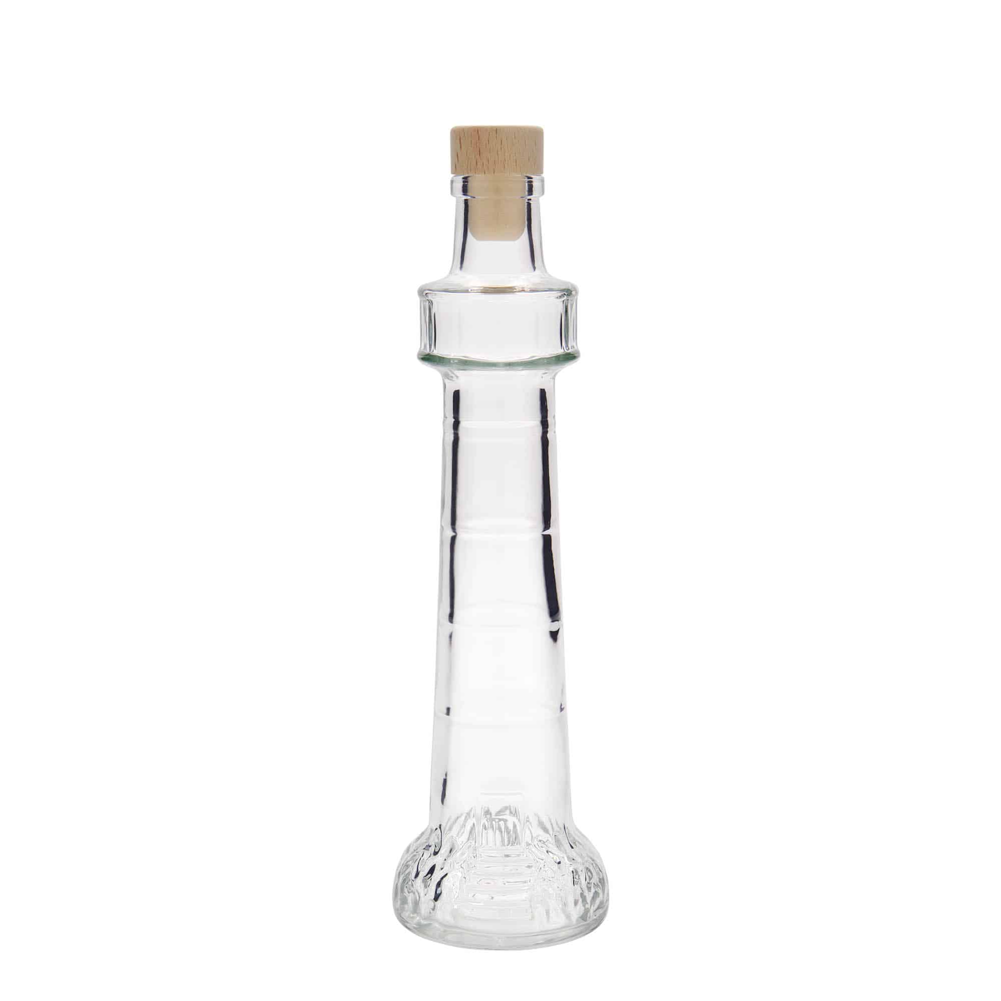 Skleněná lahev 200 ml 'Maják', uzávěr: korek