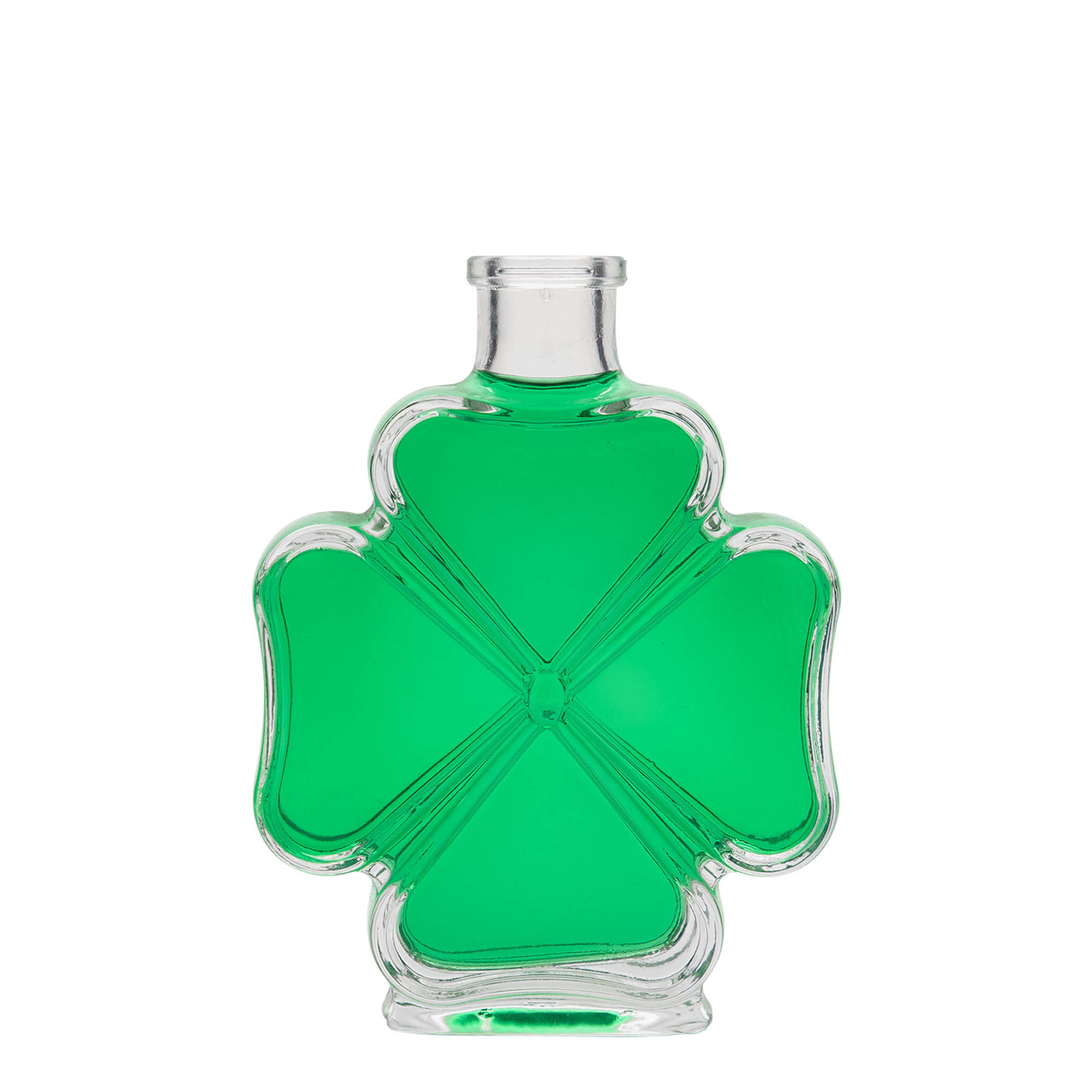 200 ml skleněná láhev 'Kleeblatt', hrdlo: korek