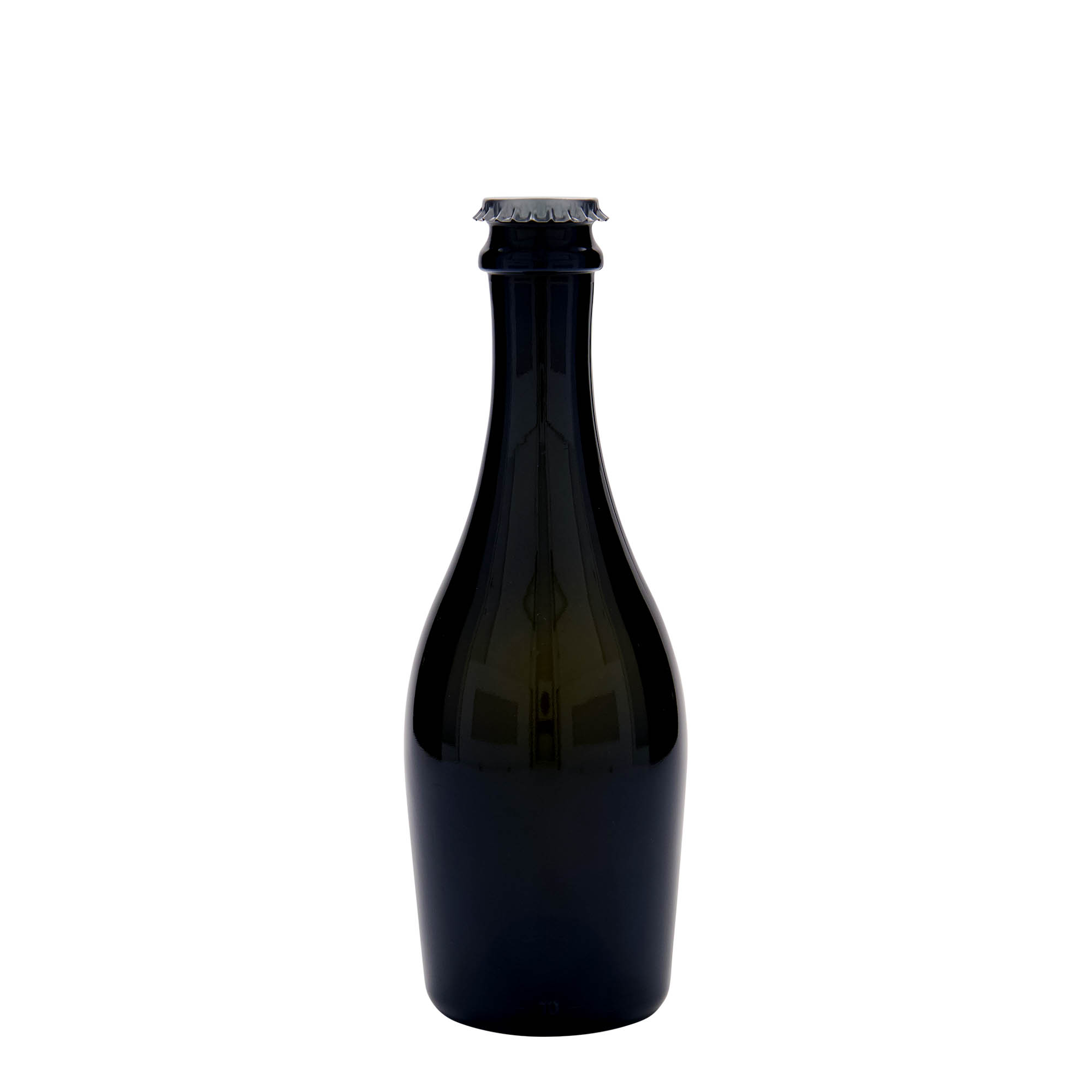 330 ml sektová láhev 'Carmen', sklo, antik zelená, hrdlo: korunkový uzávěr