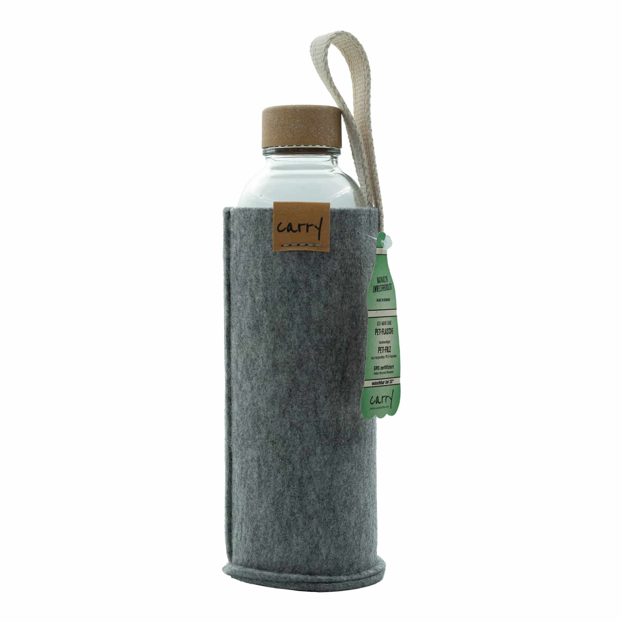 CARRY Sleeve, textil, šedý