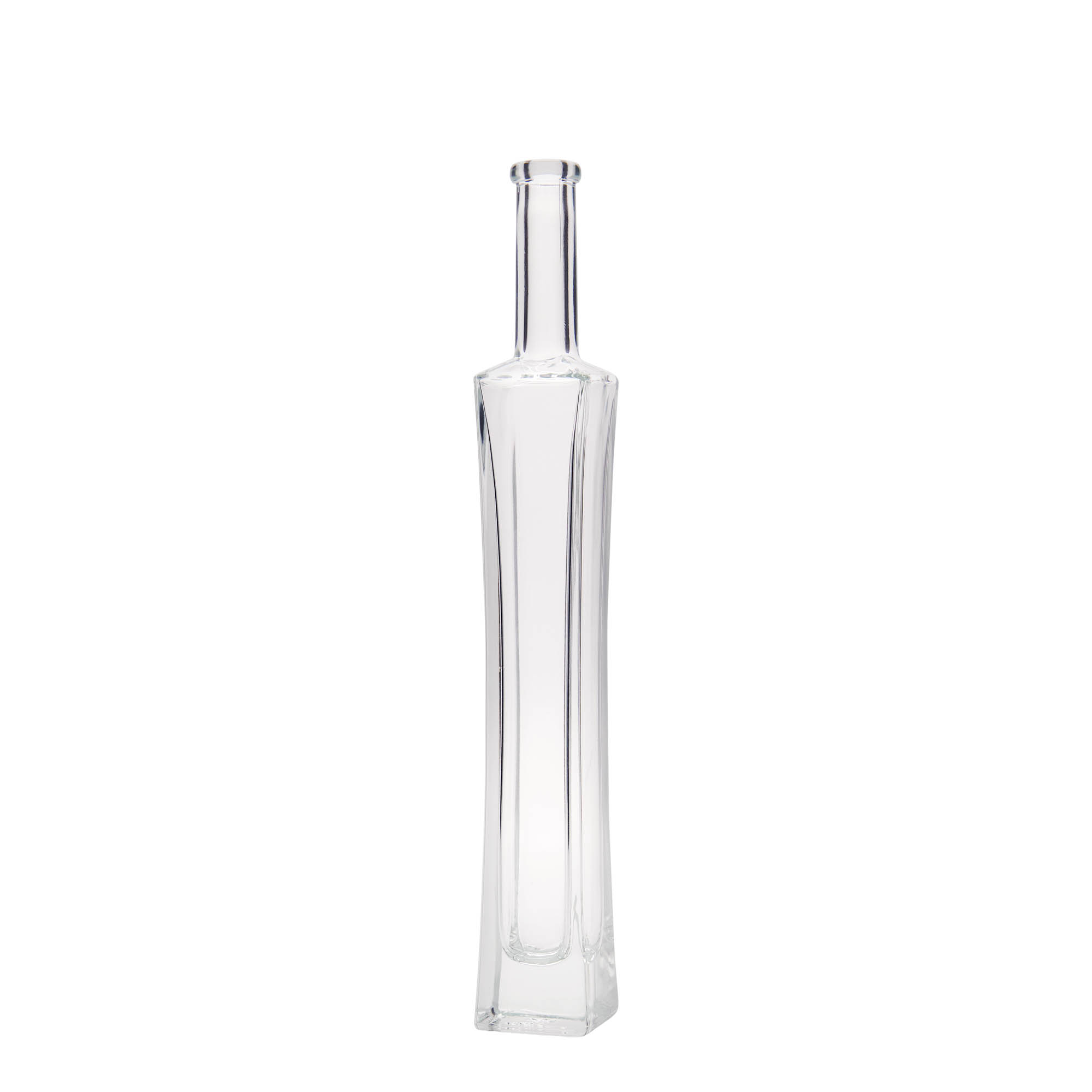 100 ml skleněná láhev 'Koko', čtvercová, hrdlo: korek