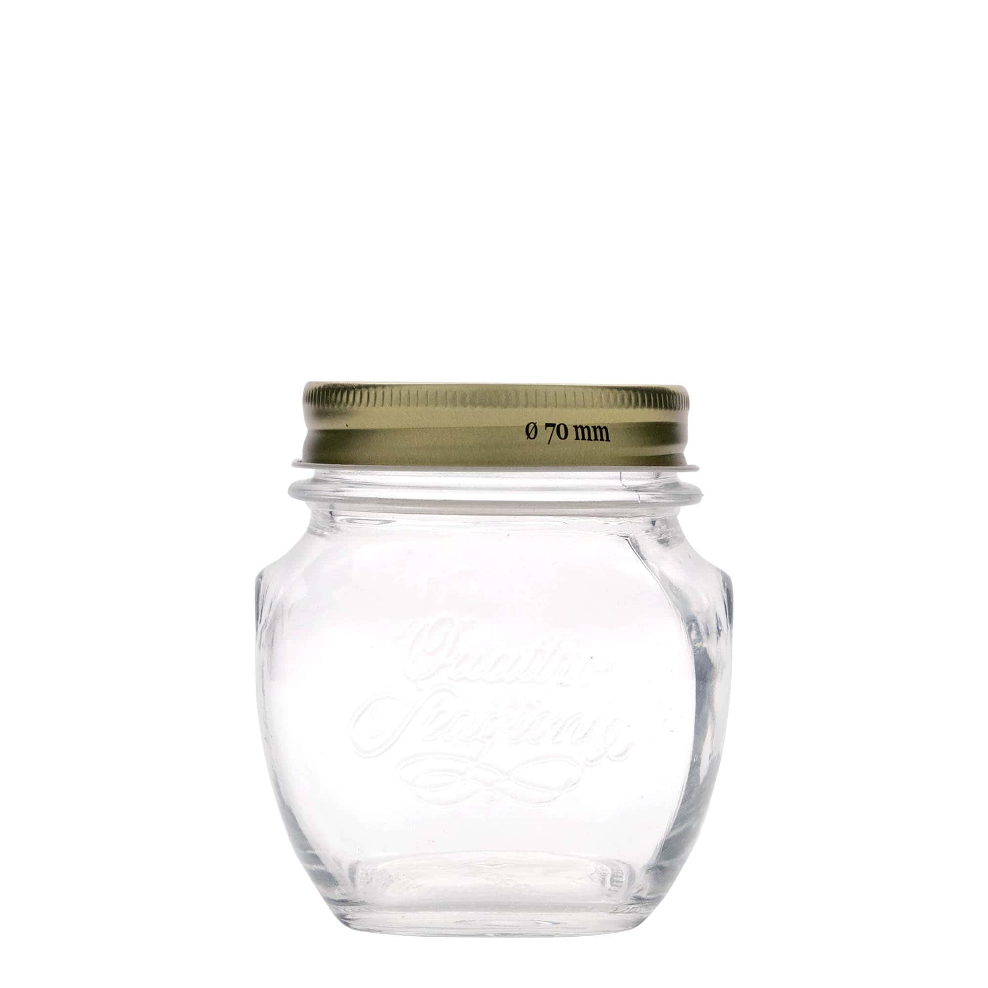 300 ml šperková sklenice „Quattro Stagioni“, hrdlo: závitové uzavírání