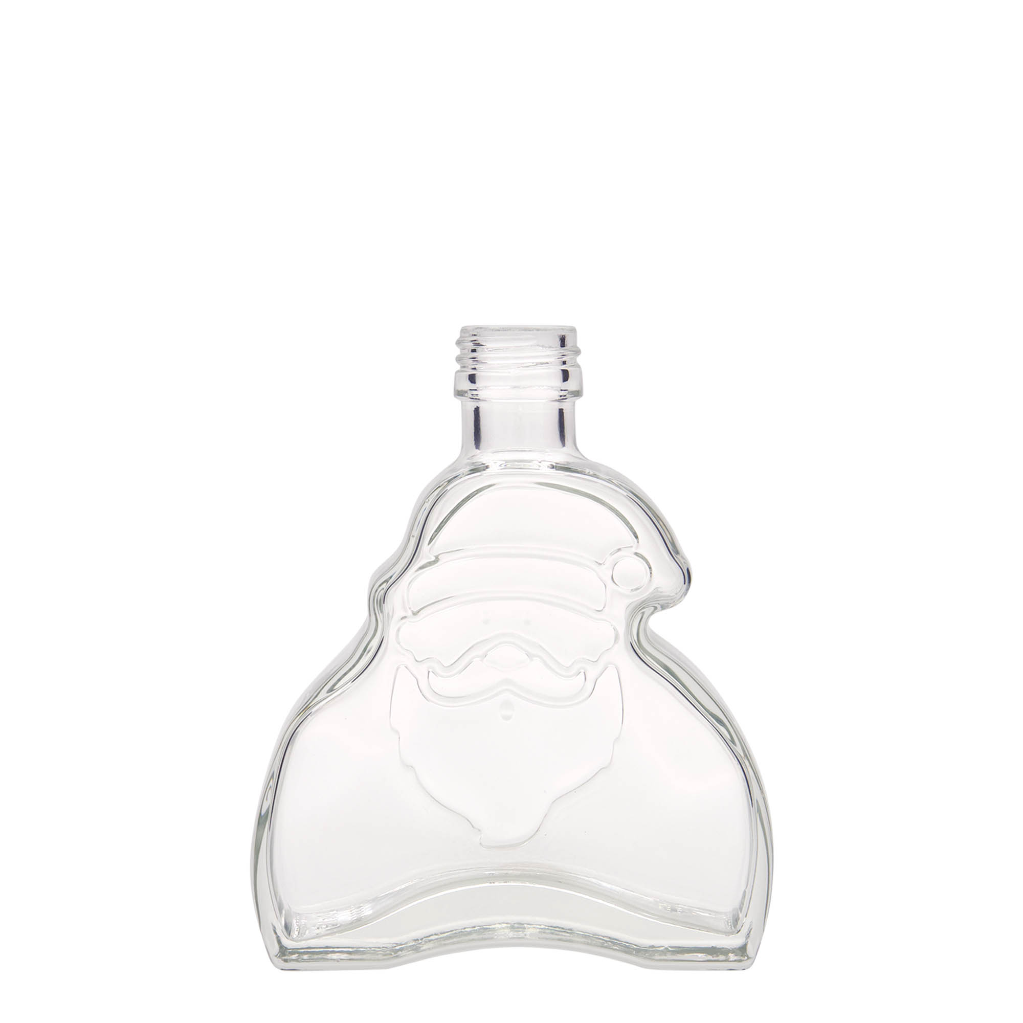 200 ml skleněná láhev 'Santa Claus', hrdlo: PP 28 200 ml skleněná láhev 'Santa Claus', hrdlo: PP 28