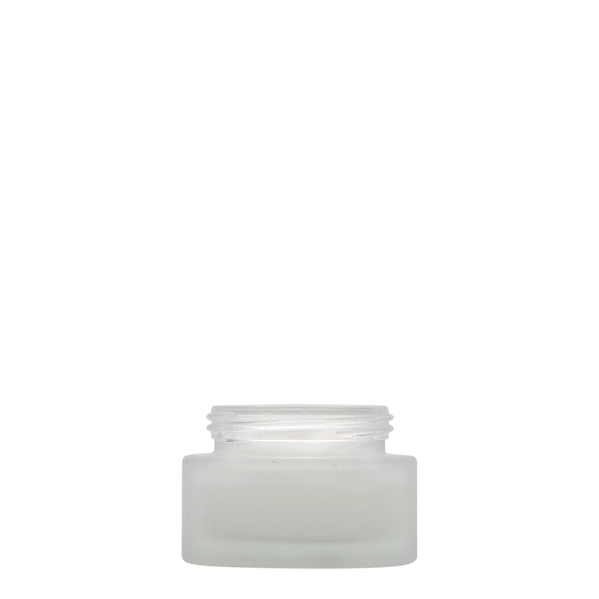 30 ml kelímek „Platin Edition“, sklo, matné, hrdlo: šroubovací uzávěr