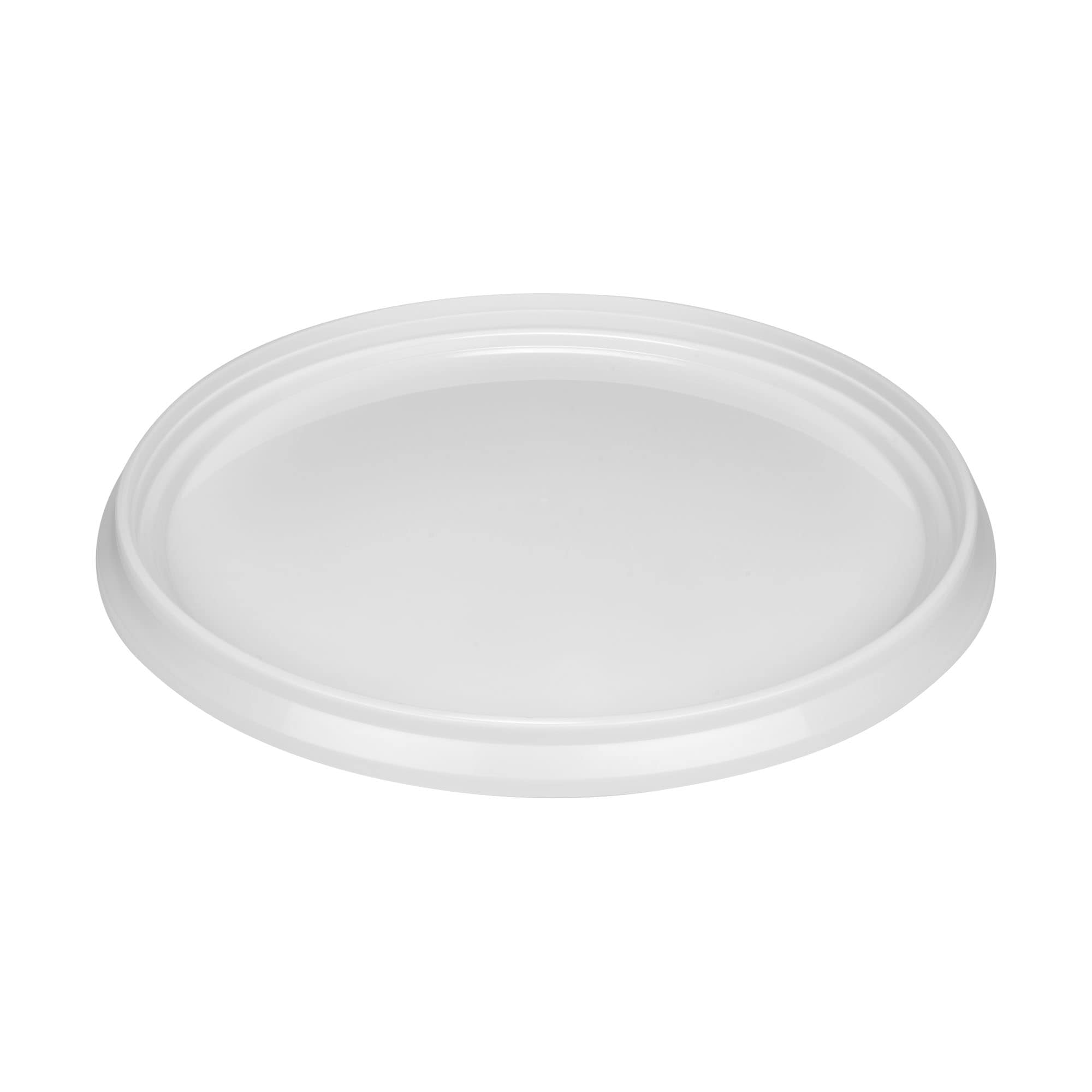Víko na kyblík 30 l, plast PP, bílý