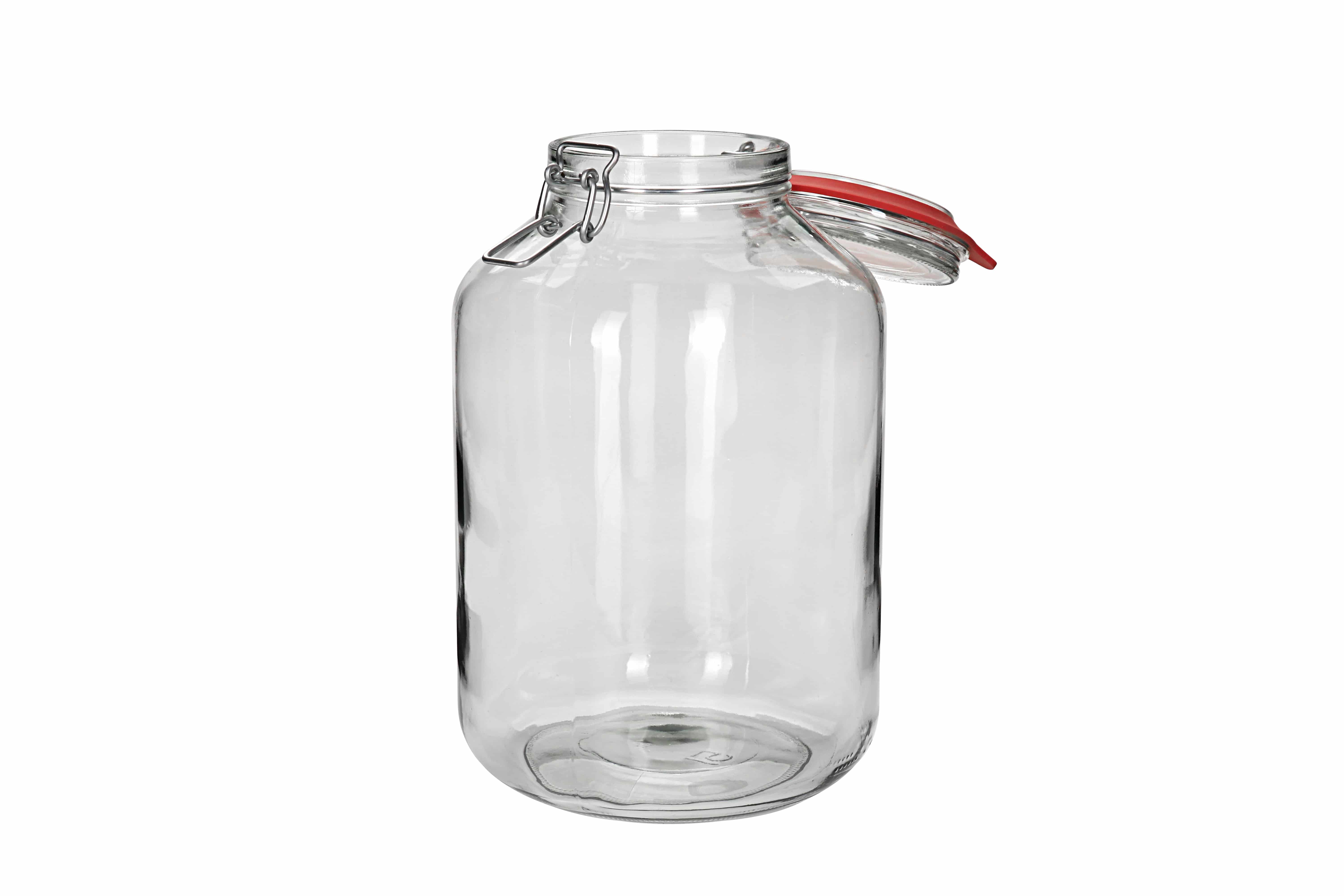 Sklenice s drátěným uzávěrem 4880 ml, uzávěr: drátěný uzávěr
