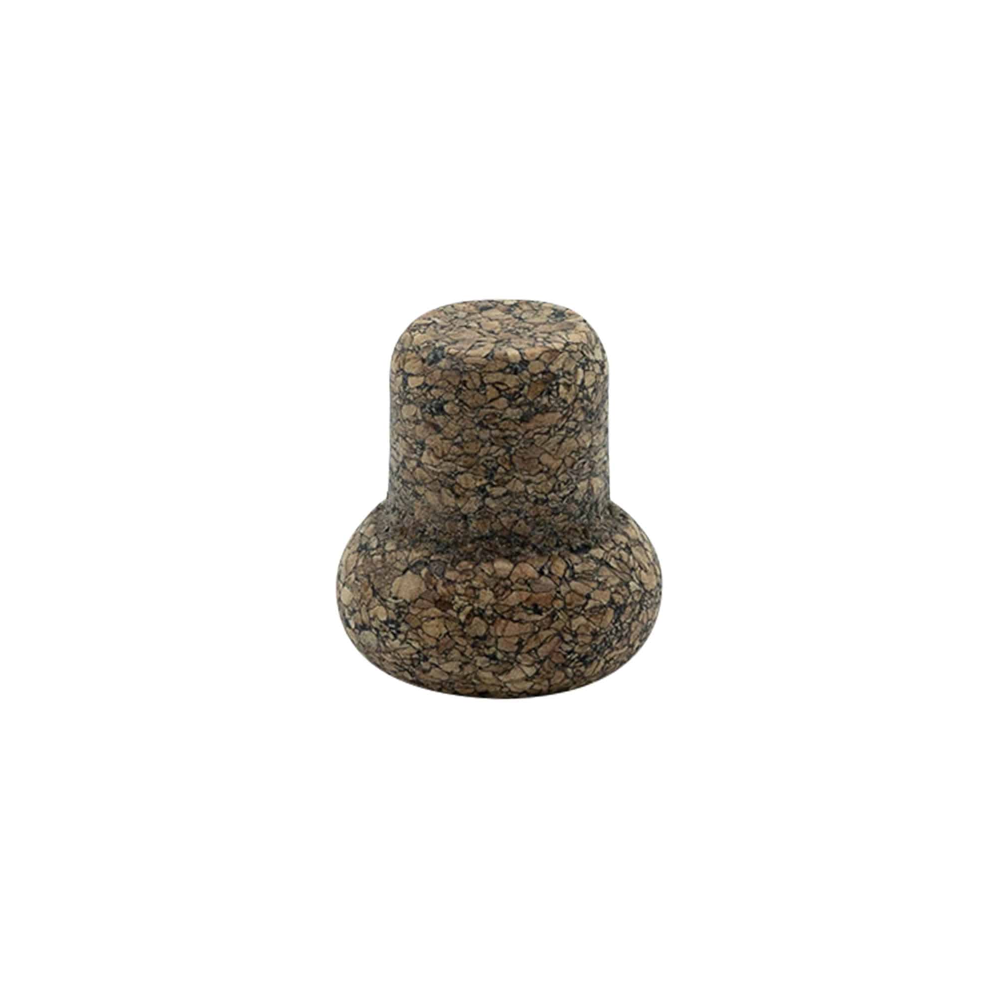 Korek s úchytem 'Barrel' 22,5 mm, Corkcoal, pro uzávěr: korek
