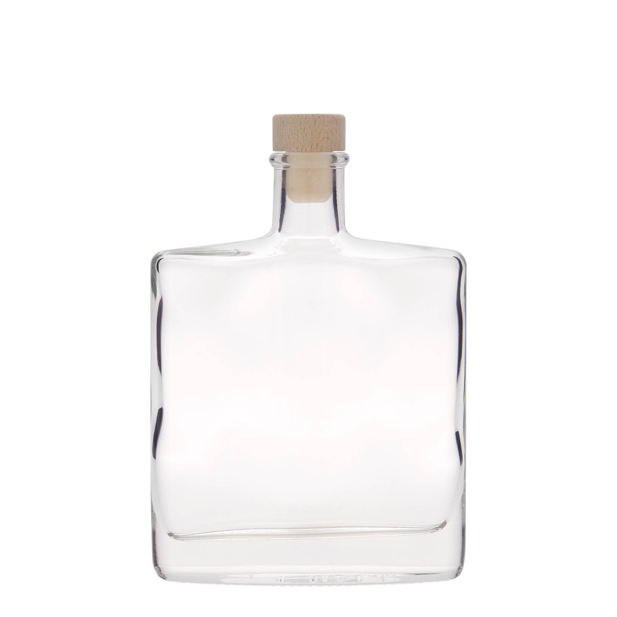 Skleněná lahev 350 ml 'Zorbas', oválná, uzávěr: korek