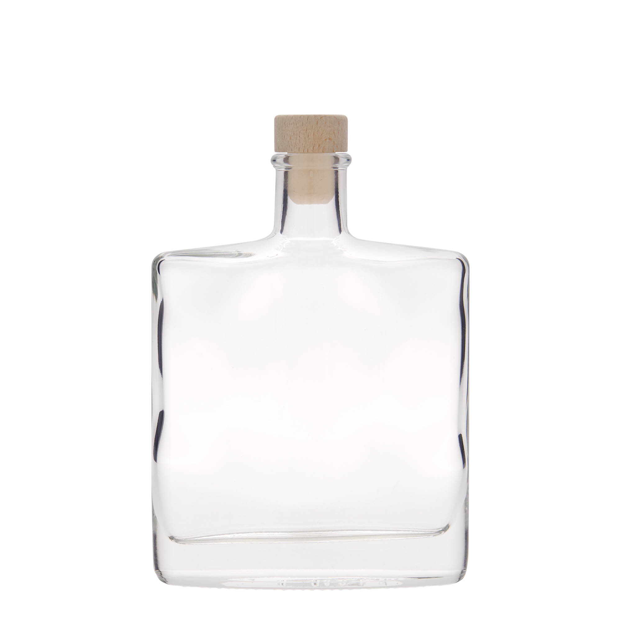 350 ml skleněná láhev „Zorbas“, oválná, hrdlo: korek