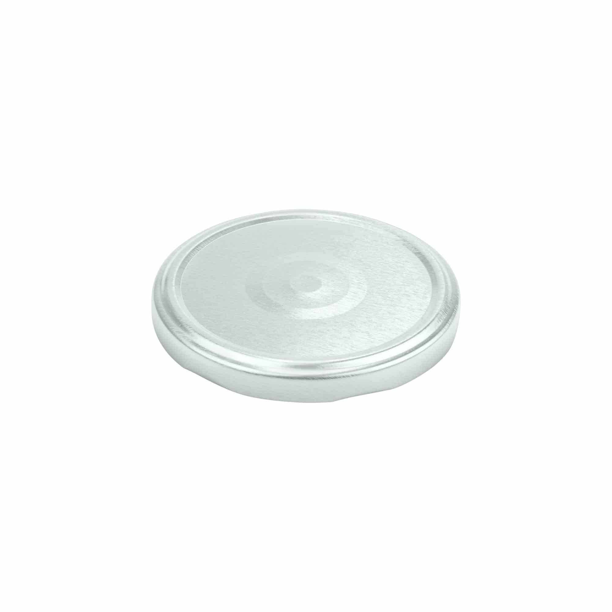 Uzávěr Twist Off, pocínovaný plech, stříbrý, pro ústí: TO 82 Uzávěr Twist Off, pocínovaný plech, stříbrý, pro ústí: TO 82