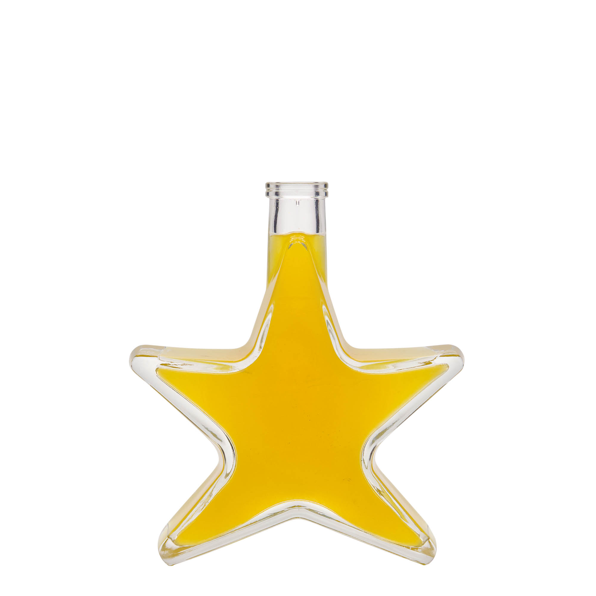 200 ml skleněná láhev 'Hvězda', hrdlo: korek