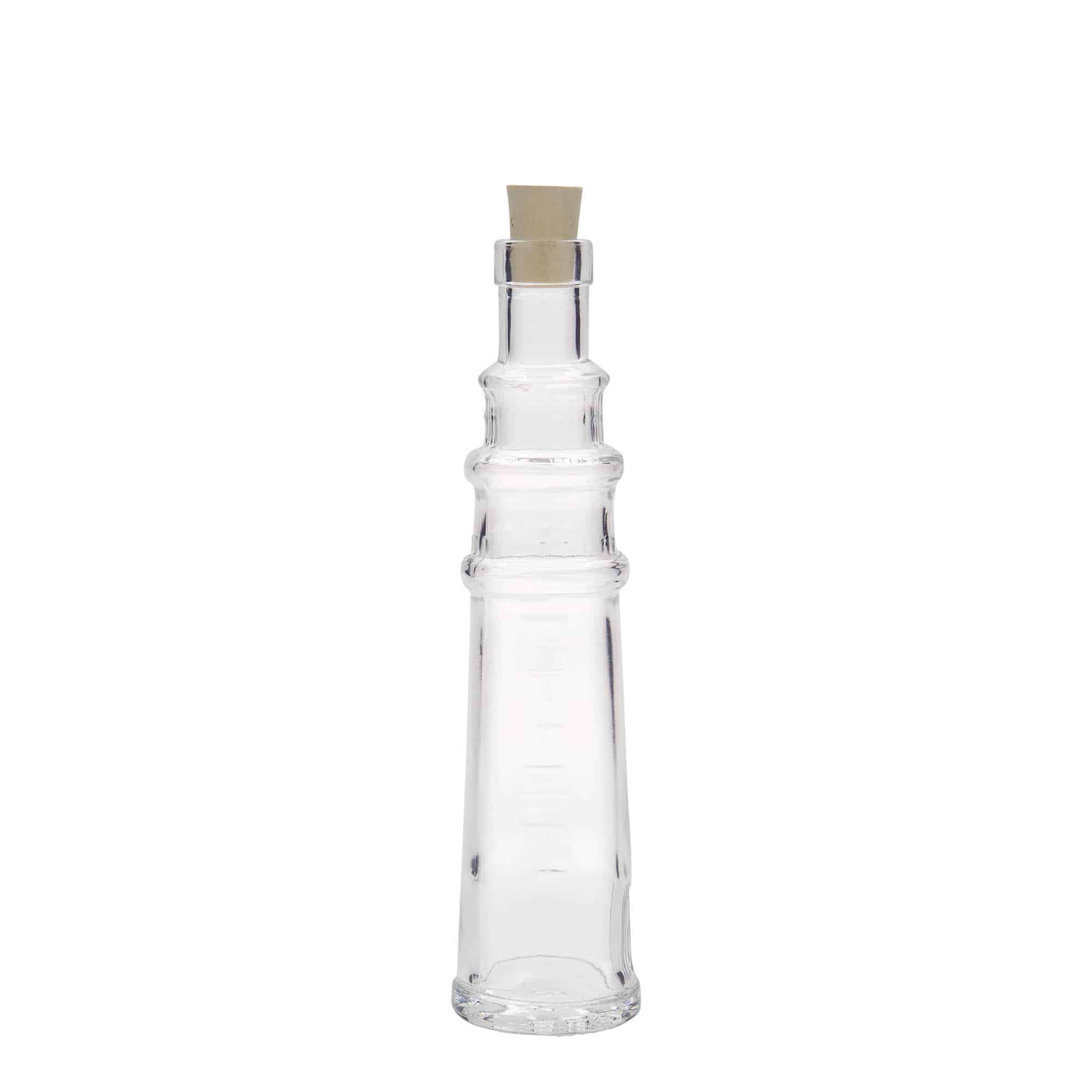 100 ml skleněná lahvička 'Maják', hrdlo: korek