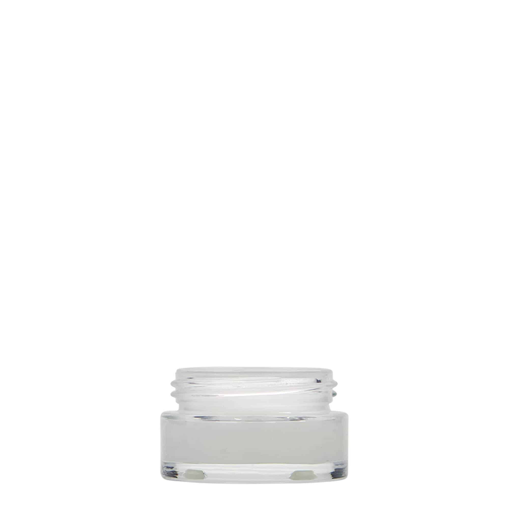 15 ml kelímek 'Clear Edition', sklo, hrdlo: závitové uzávěr